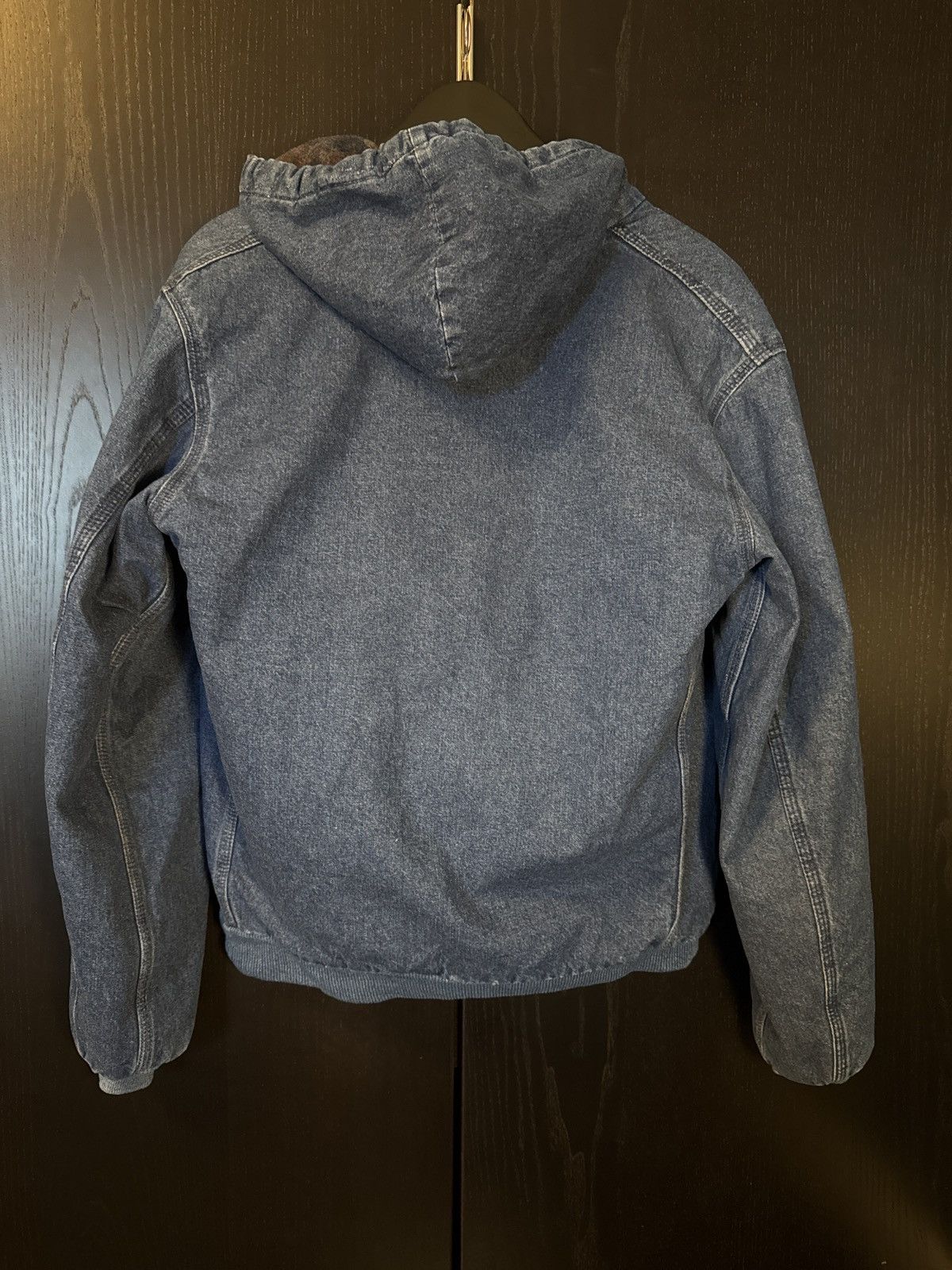 Carhartt Vintage Carhartt Denim Zip Up Hoodie Size US S / EU 44-46 / 1 - 3 Thumbnail