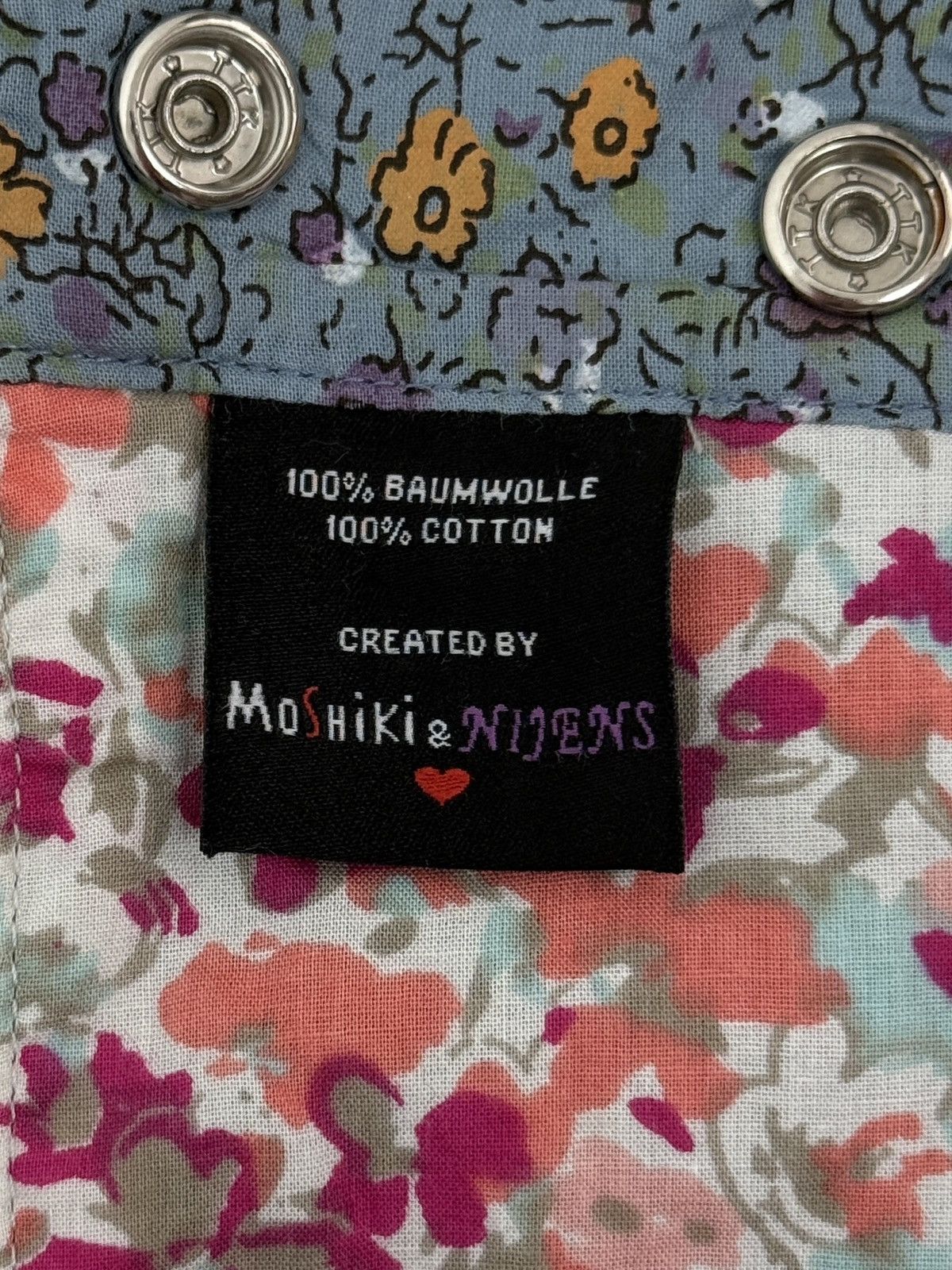 Vintage Y2K Vintage Moshiki & Nijens Patchwork Reversible Mini Skirt Size 30" / US 8 / IT 44 - 8 Thumbnail