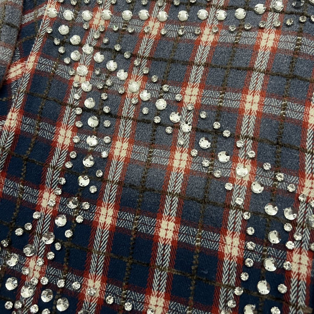 Vale Vale Forever Valley Dreams Rhinestone Flannel USA Size US S / EU 44-46 / 1 - 4 Thumbnail