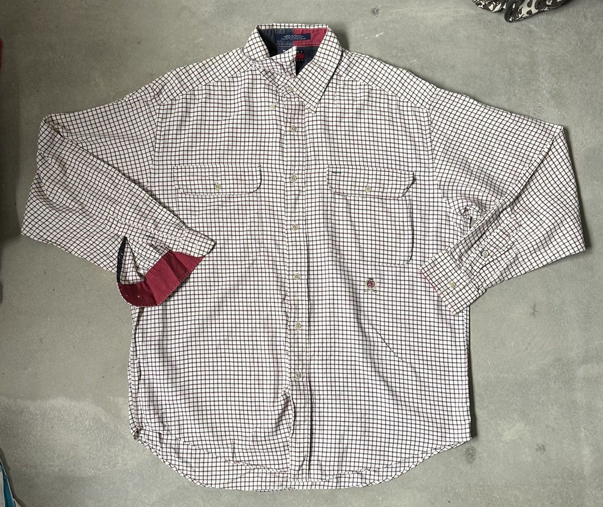 Tommy Hilfiger VINTAGE TOMMY HILFIGER CHECKERED SHIRT Size US XXL / EU 58 / 5 - 1 Thumbnail