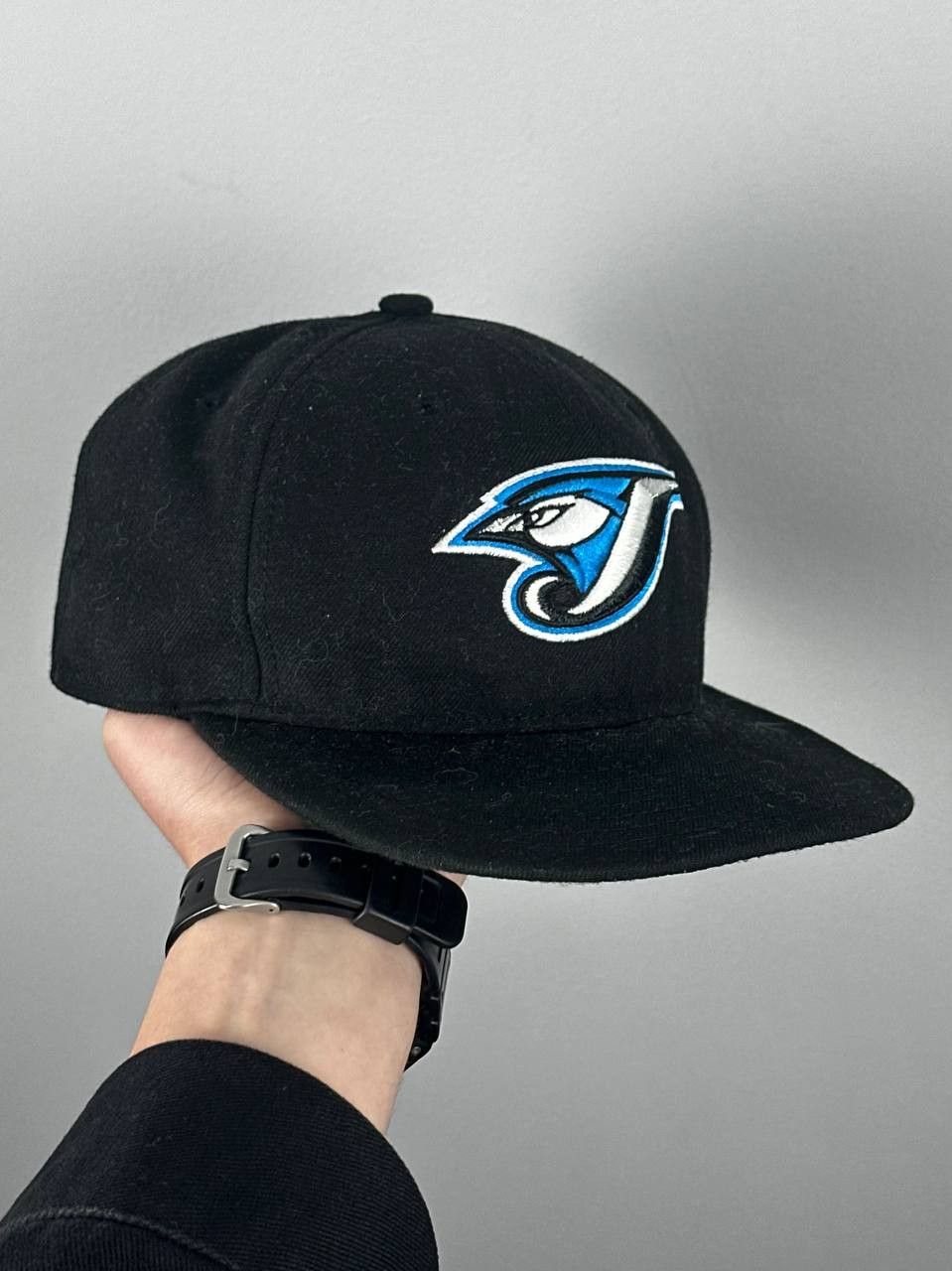 New Era Vintage Toronto Blue Jays Balck Fitted Snapback Hat Size ONE SIZE - 1 Thumbnail