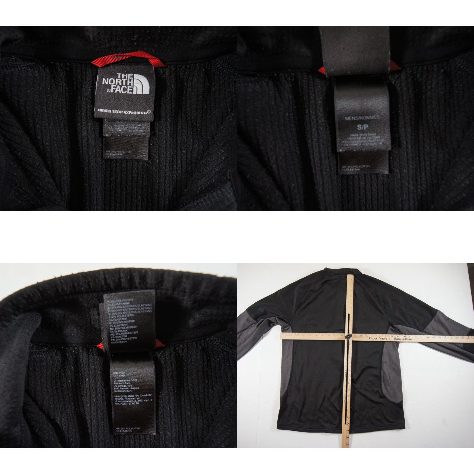 The North Face The North Face Men Small Black Sweater Pullover Half Zip Mock Neck Fleece Polyester Outdoor 1/2 Zip Street Style Size US S / EU 44-46 / 1 - 8 Thumbnail