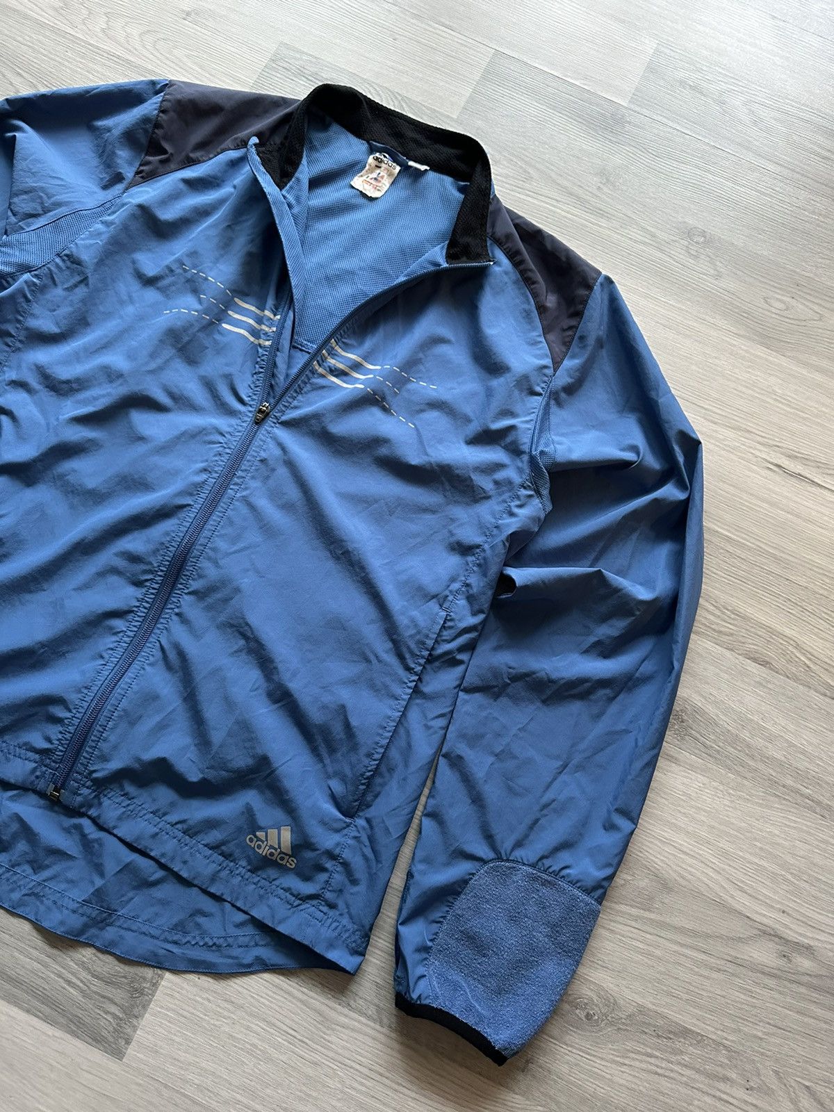 Adidas × Vintage vintage windbreaker zip Adidas clima shell wind Size US M / EU 48-50 / 2 - 2 Thumbnail