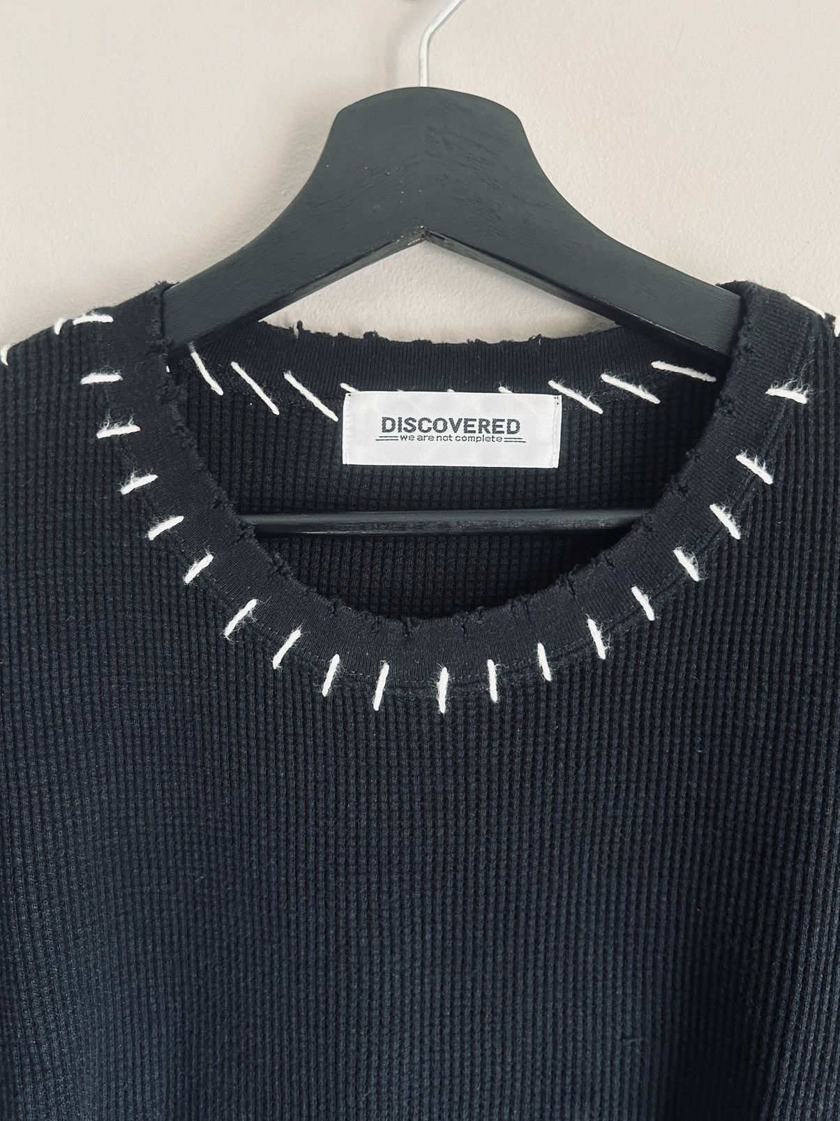 DISCOVERED DISCOVERED Damage Waffle Knit Tee Size US M / EU 48-50 / 2 - 3 Thumbnail