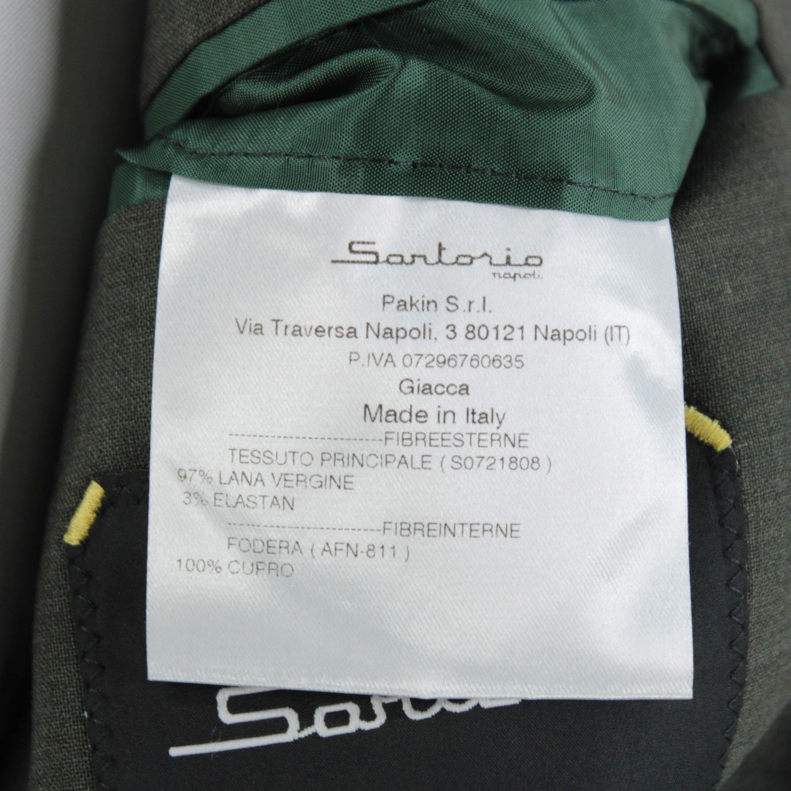 SARTORIO Sartorio Suit Size US 38 Regular in Green Size 38R - 9 Thumbnail