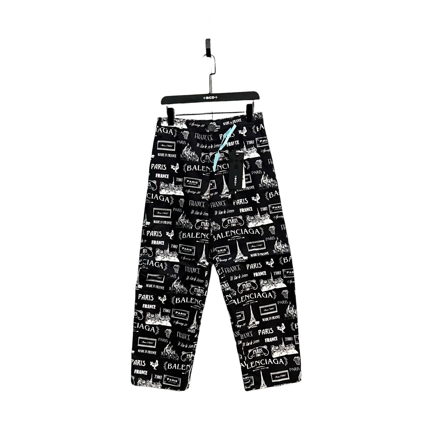 Balenciaga Balenciaga Logo Print Denim Size 28 Size US 28 / EU 44 - 1 Thumbnail