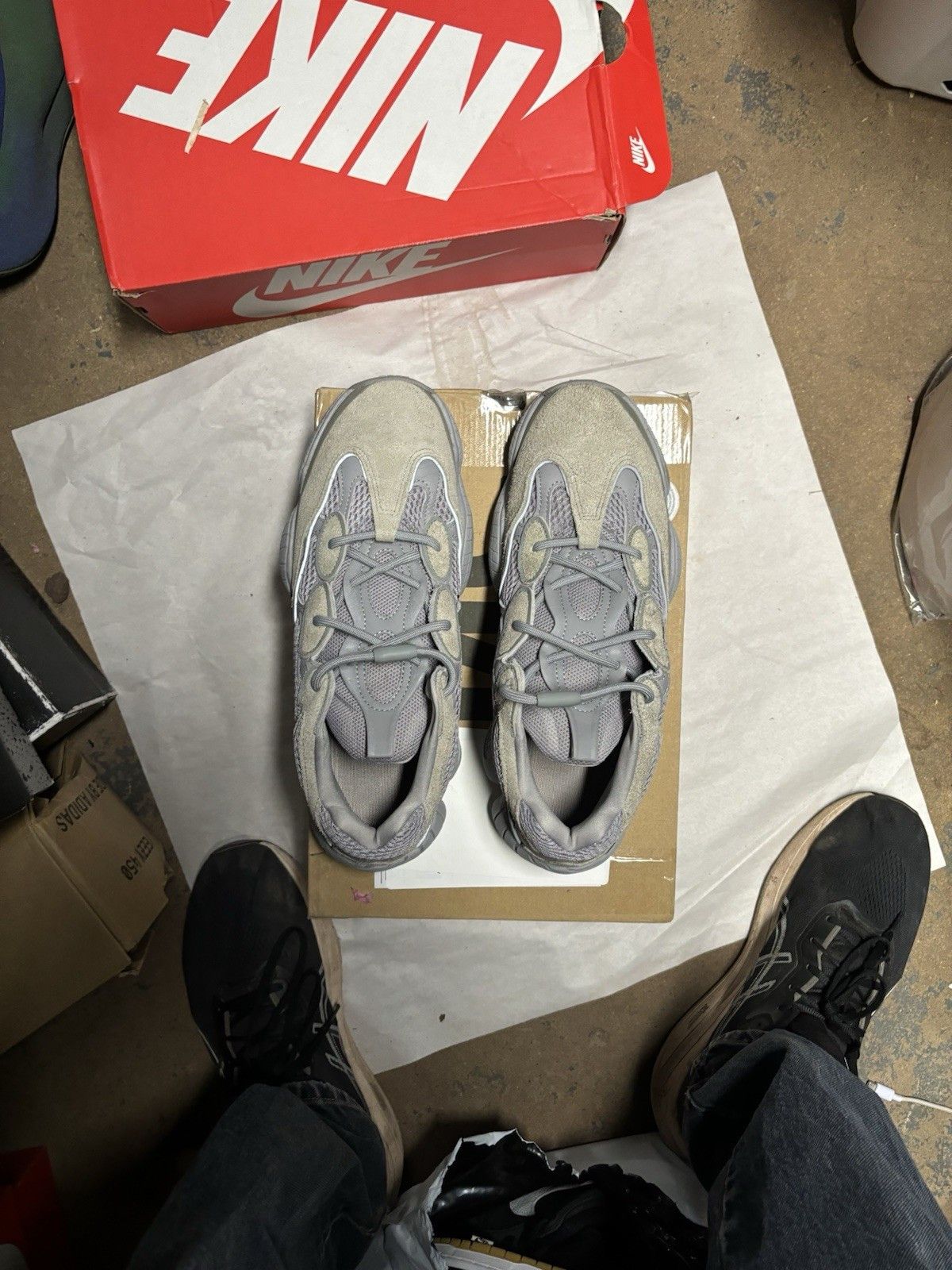 Yeezy adidas Yeezy 500 Stone Salt Size US 12 / EU 45 - 3 Thumbnail