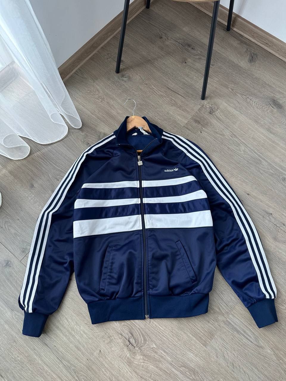 Adidas Vintage Adidas Md In Canada 90’s Sportswear Blue Zip Hoodie Size US M / EU 48-50 / 2 - 11 Thumbnail