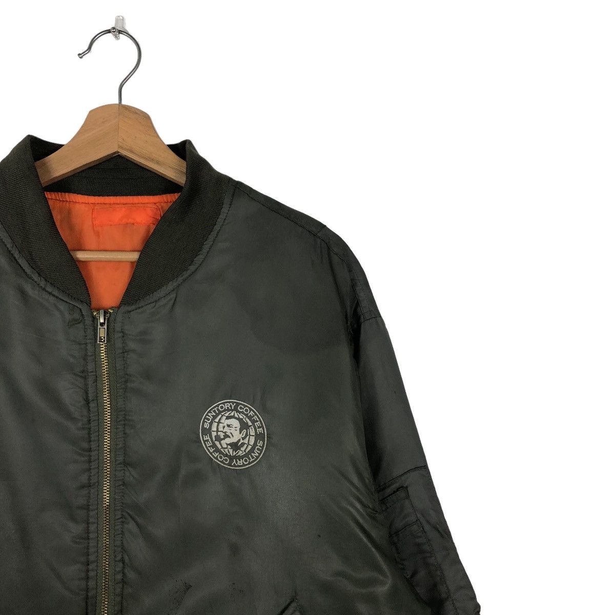 Japanese Brand 🔥90’s Riot Riot Vintage Bomber Jacket Suntory Coffee Size US M / EU 48-50 / 2 - 6 Thumbnail