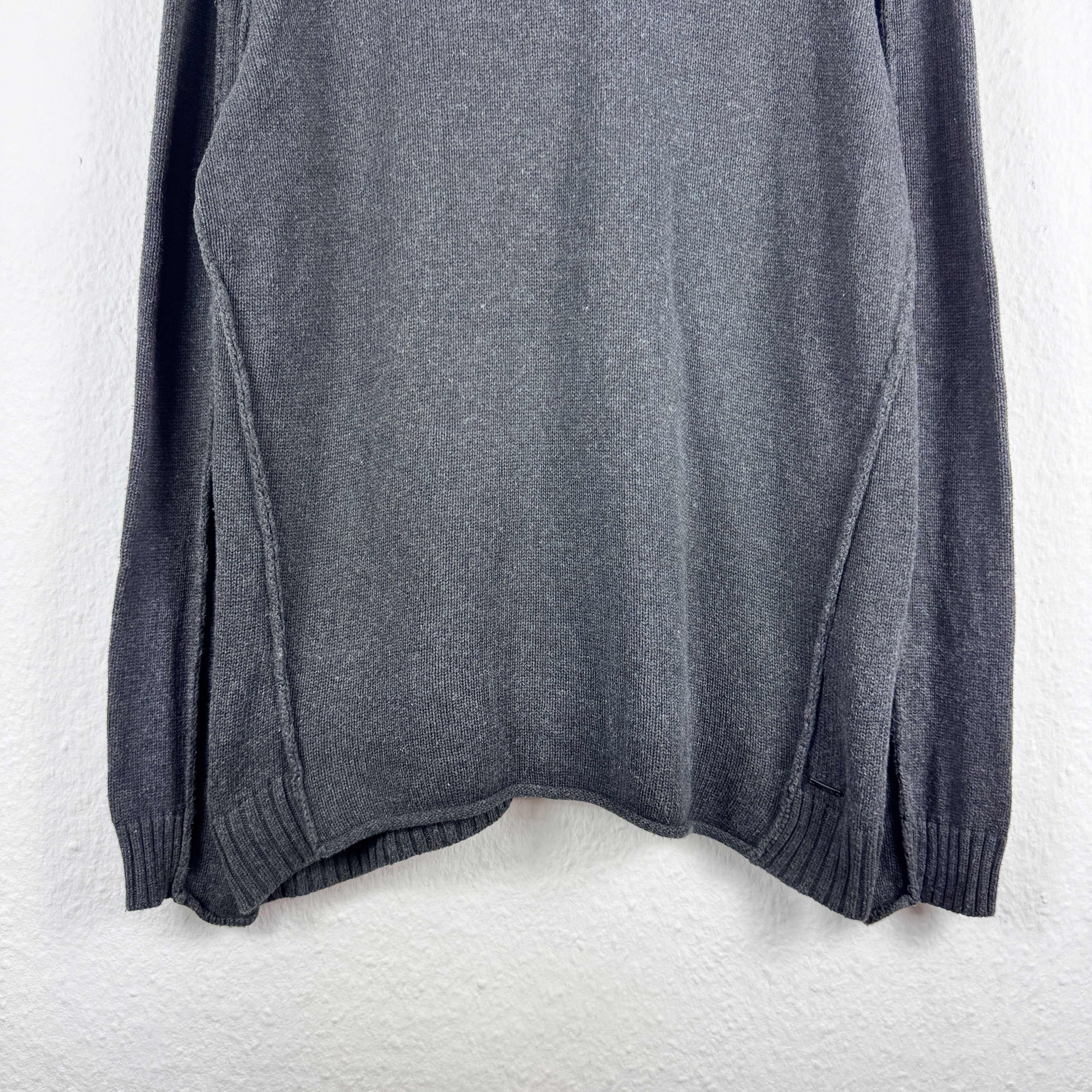 Designer × tigha Men`s TIGHA WOOL BLEND GRAY AVANT GARDE SWEATEr SIZE XXL Size US XXL / EU 58 / 5 - 4 Thumbnail