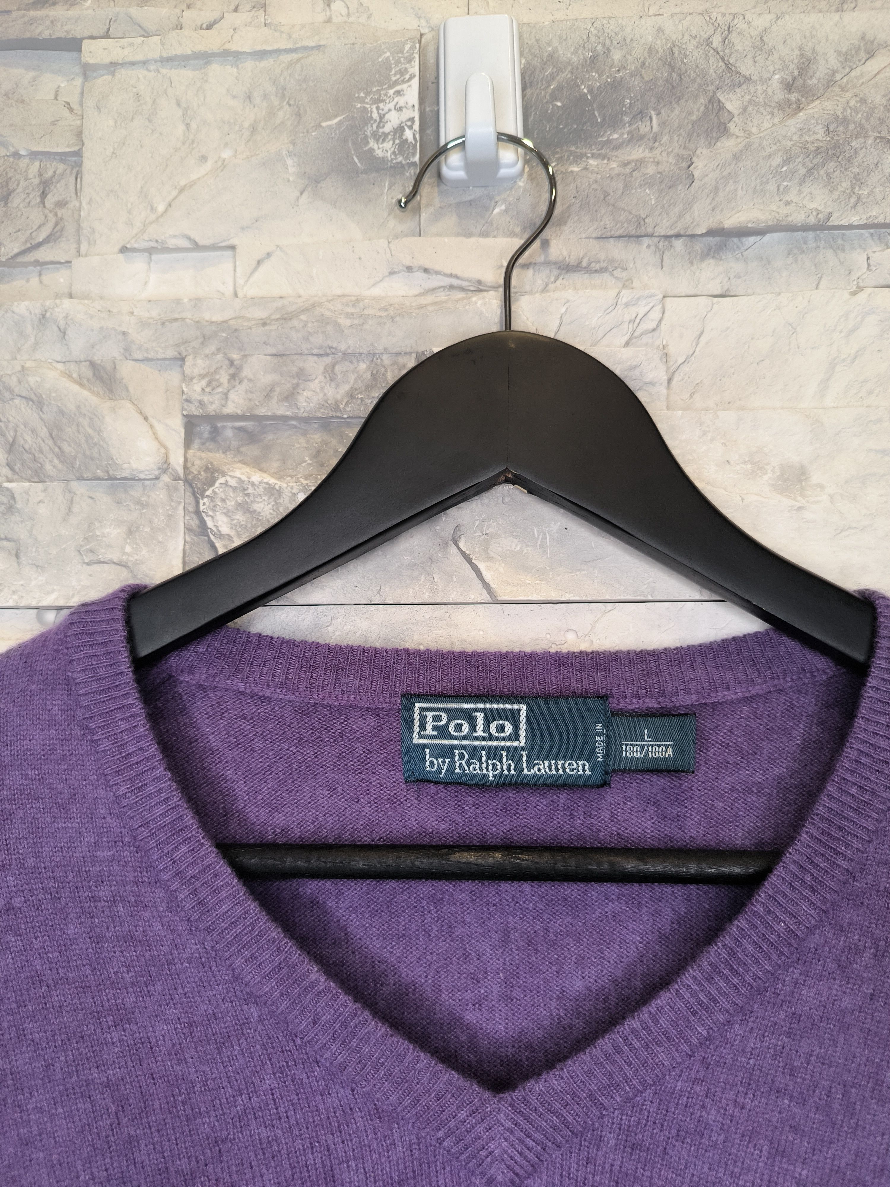 Polo Ralph Lauren Ralph Lauren Wool Knitwear Sweater Violet Vintage Size US L / EU 52-54 / 3 - 4 Thumbnail