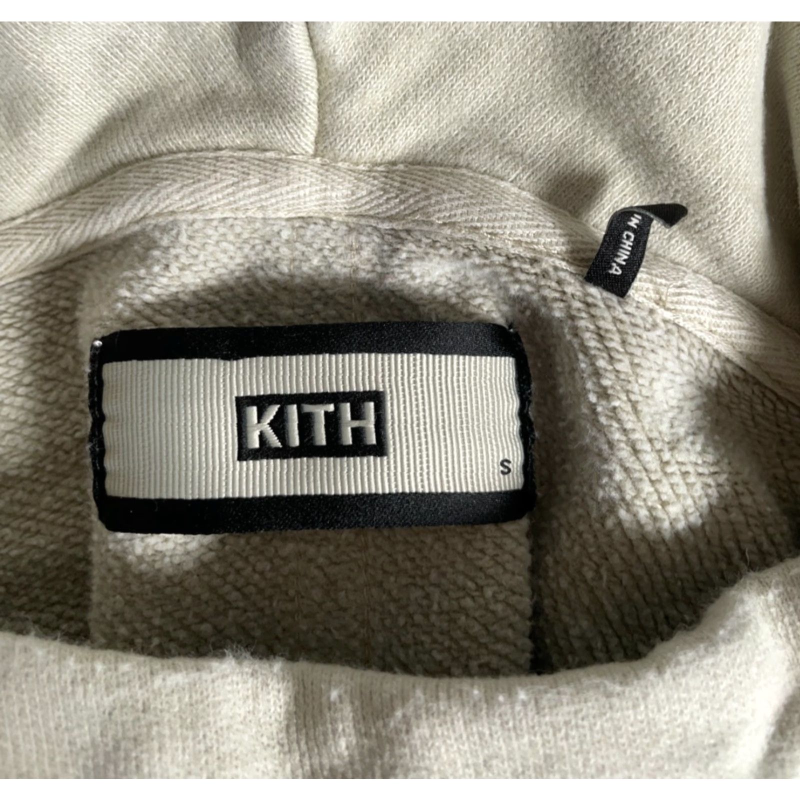 Kith KITH Hoodie Adult Small Beige French Terry Oversized Sweatshirt Mens Size US S / EU 44-46 / 1 - 3 Thumbnail