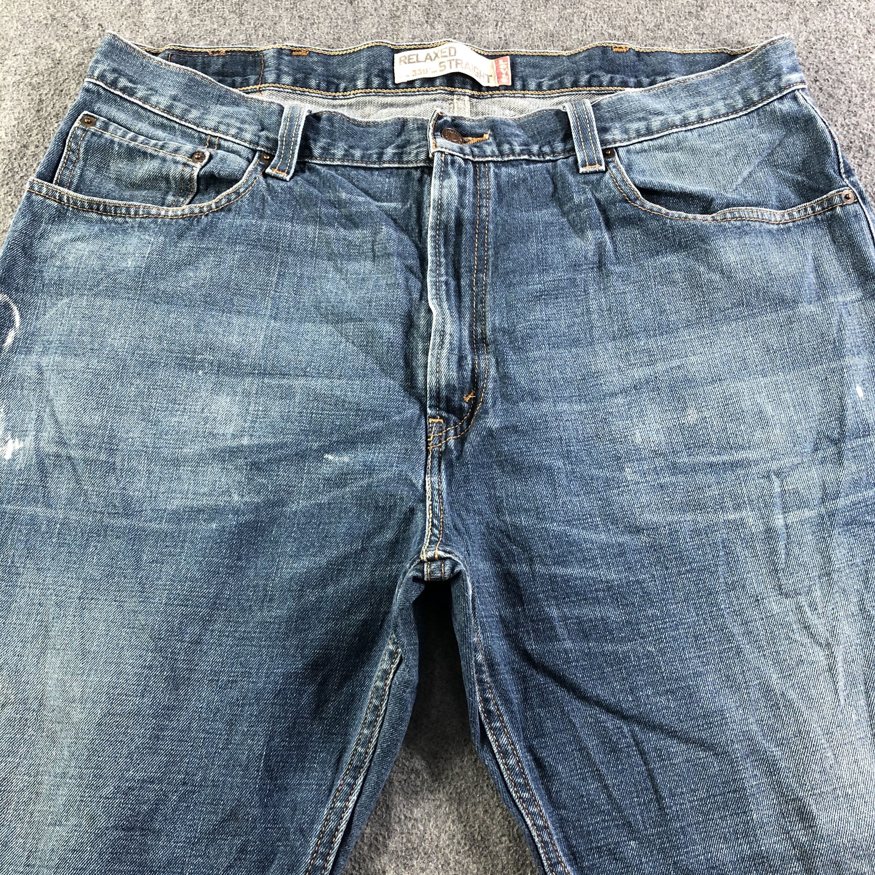 Levi's Vintage Blue Wash Levis 559 Jeans-J3175 Size US 40 / EU 56 - 3 Thumbnail