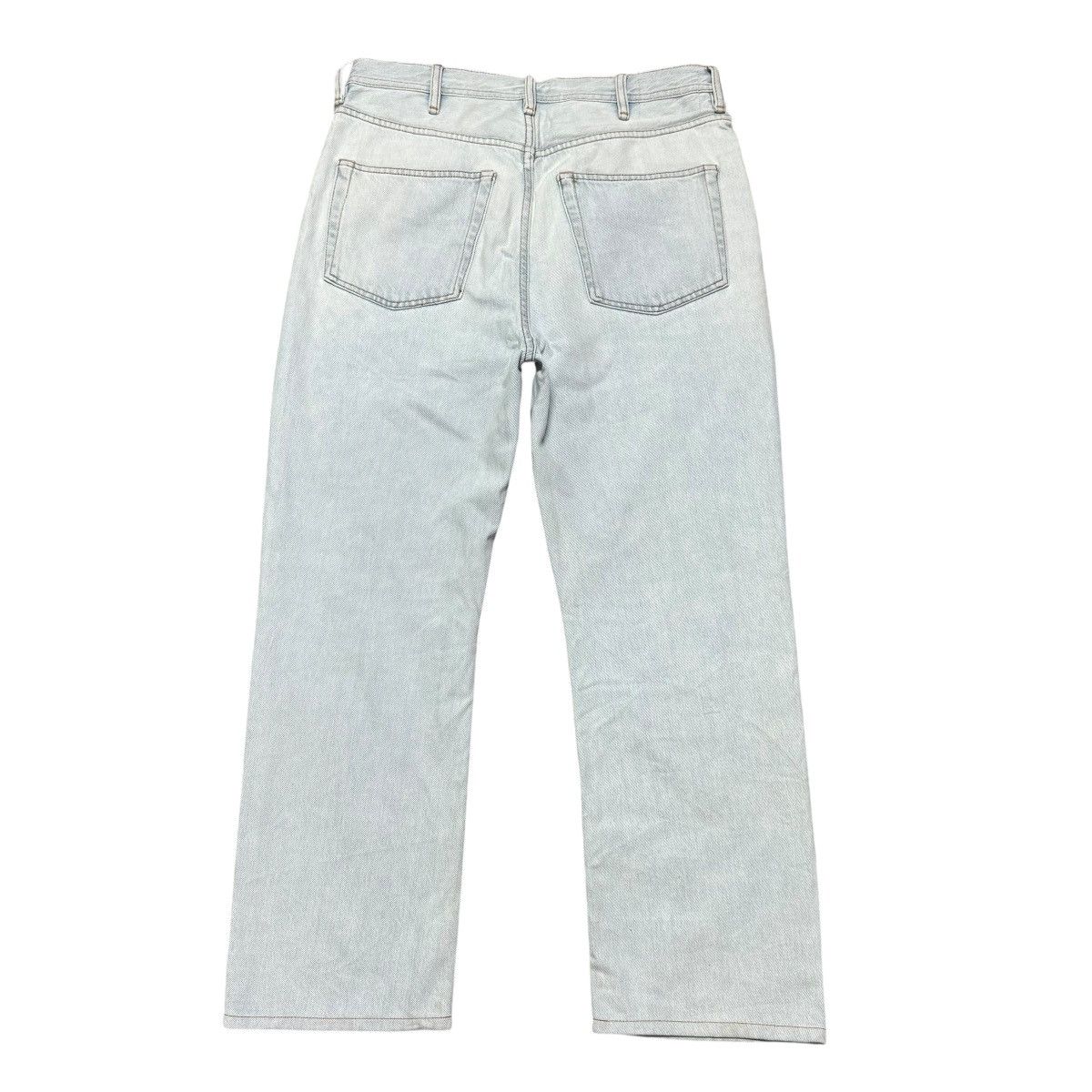 Acne Studios Acne Studios Log Lt Blue Denim Baggy Jeans Lightwash Size US 32 / EU 48 - 2 Thumbnail