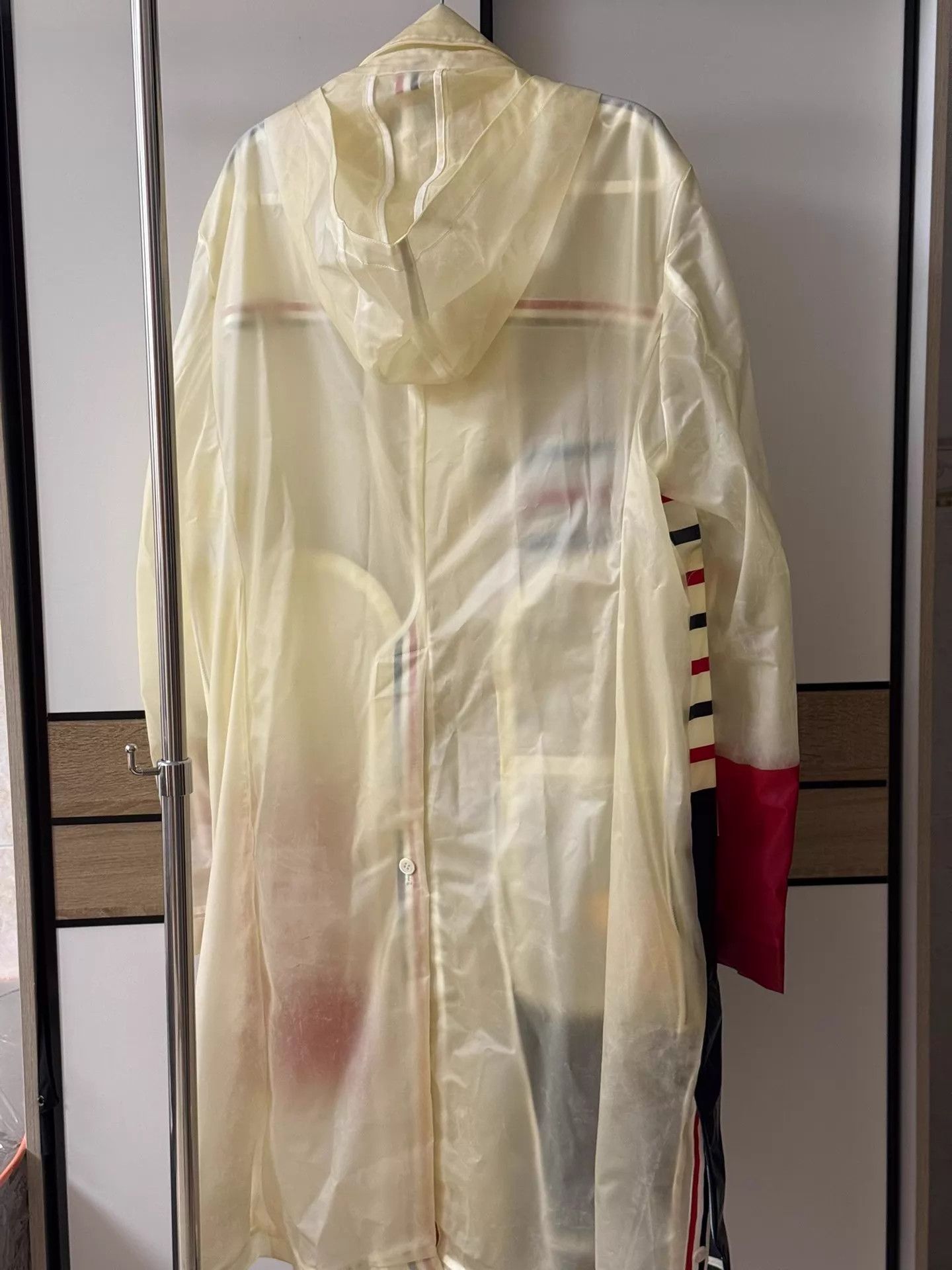 Thom Browne Thom Browne Transparent Deconstructed Rain Coat Size US XL / EU 56 / 4 - 4 Thumbnail
