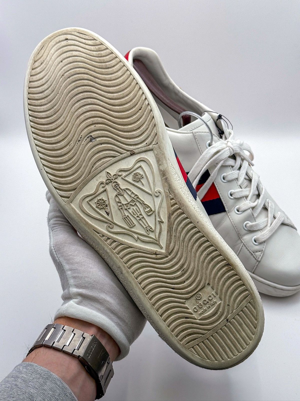 Gucci Gucci Ace Loved Limited Edition Sneakers Size US 12 / EU 45 - 9 Thumbnail