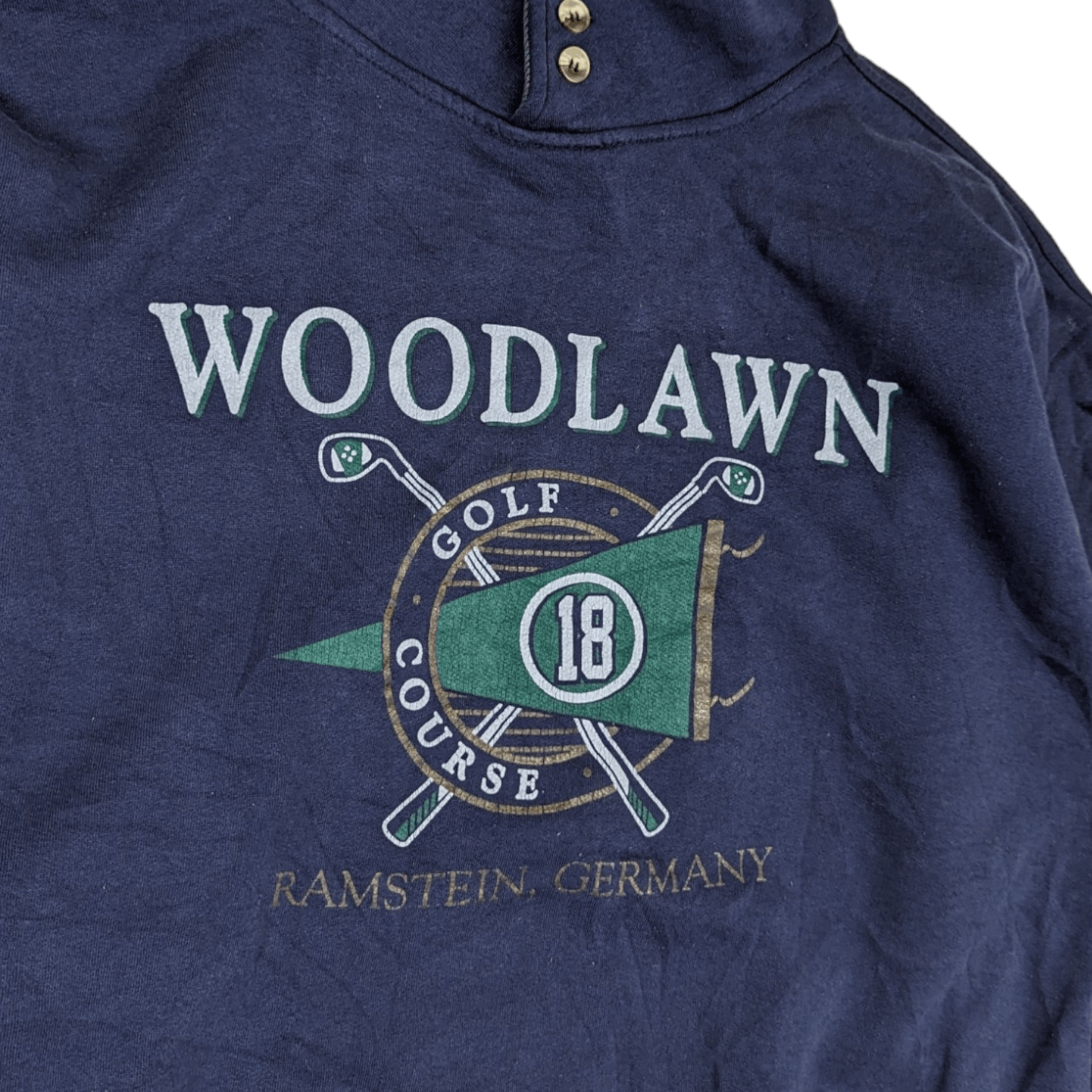 Vintage Vintage 90's WOODLAWN GOLF Jumper Sweatshirt Size US XL / EU 56 / 4 - 5 Thumbnail
