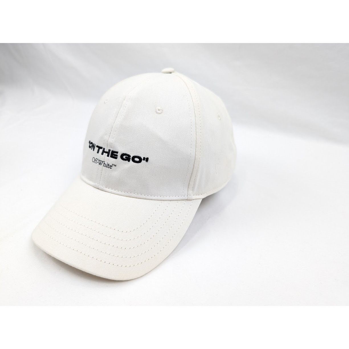 Off-White o1rshd1 Q: 3 / Size : L / Garm Dyed Baseball in Ivory Black Size ONE SIZE - 5 Thumbnail