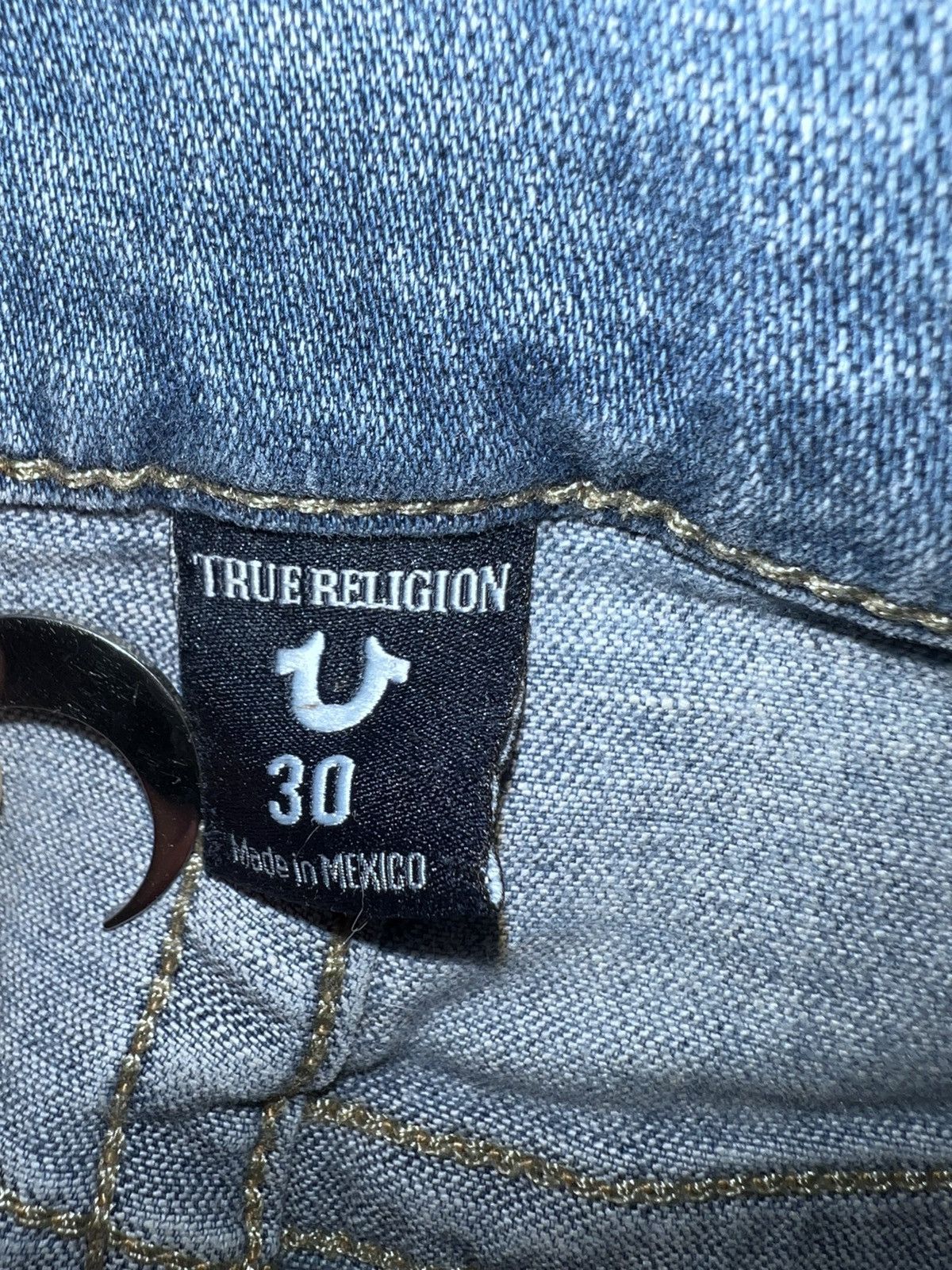 True Religion Relaxed Skinny Light Blue Denim | True Religion Size US 30 / EU 46 - 4 Thumbnail