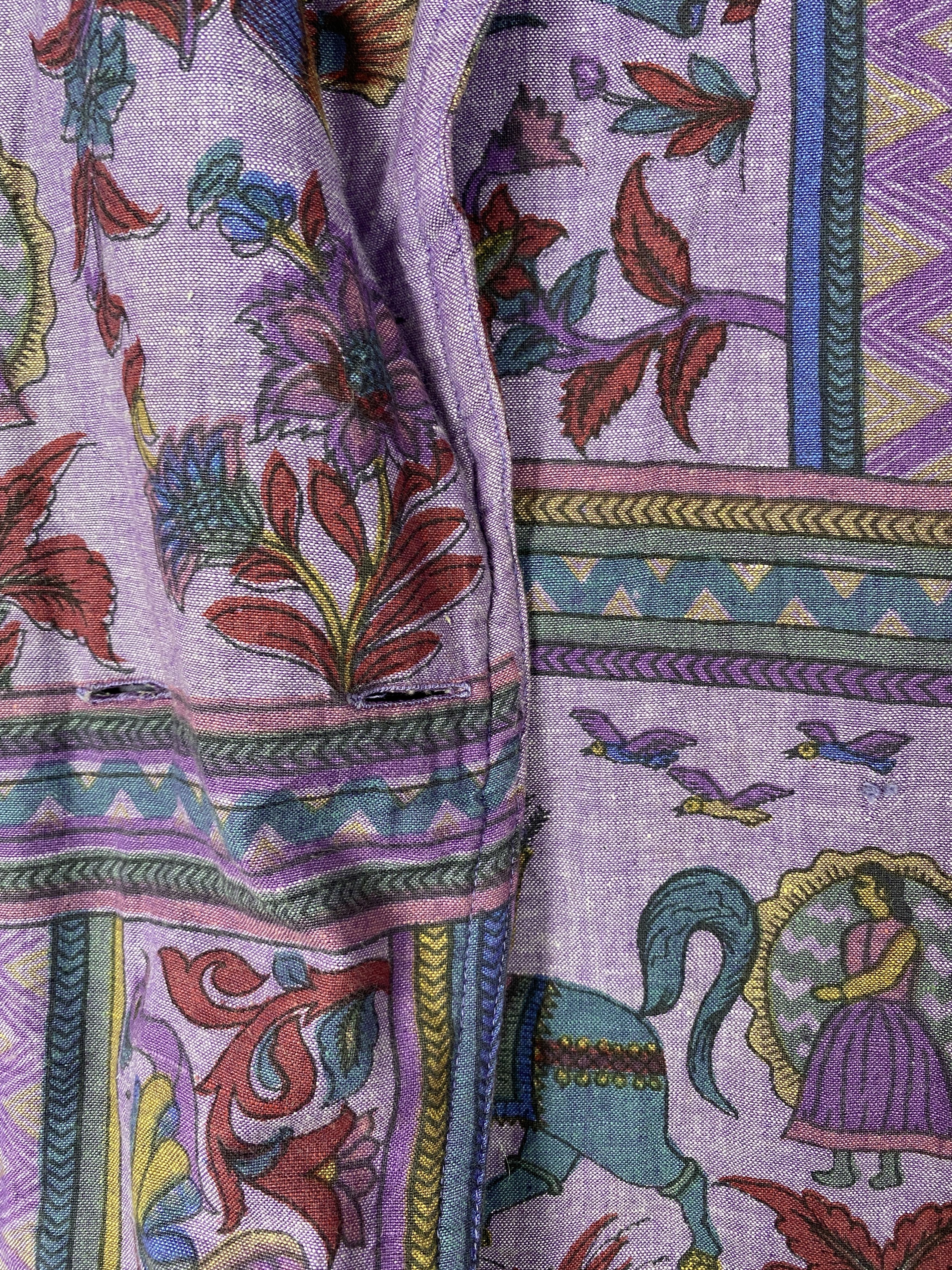 Other Vintage Saga Art Flower Art Jacket J2026 Size US M / EU 48-50 / 2 - 3 Thumbnail
