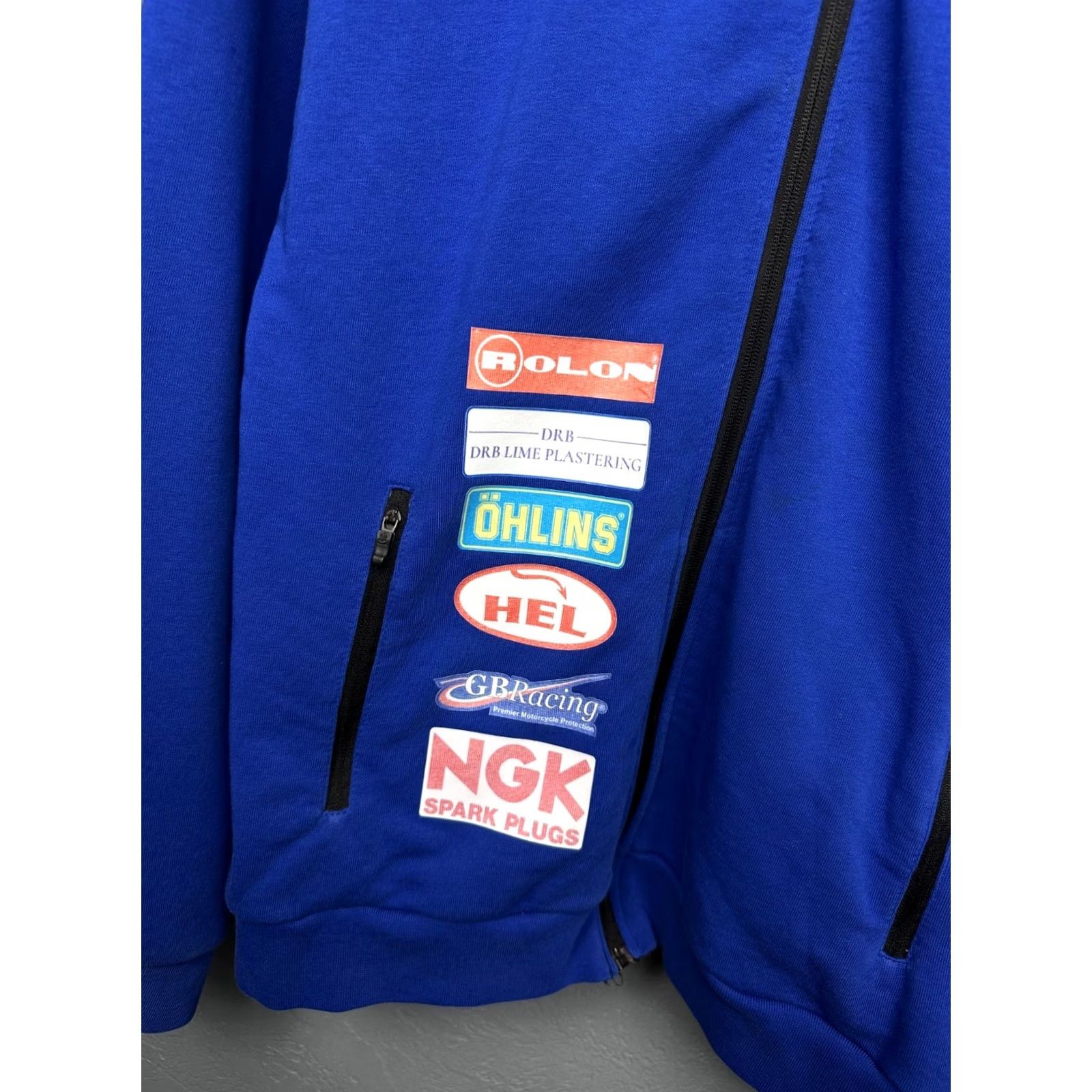 Yamaha Yamaha Racing Team Mens Zip Hoodie XL Size Blue Cotton Graphic Print Hoodie Mens XL Blue Yamaha Racing Team Zip Hoodie Size US XL / EU 56 / 4 - 3 Thumbnail