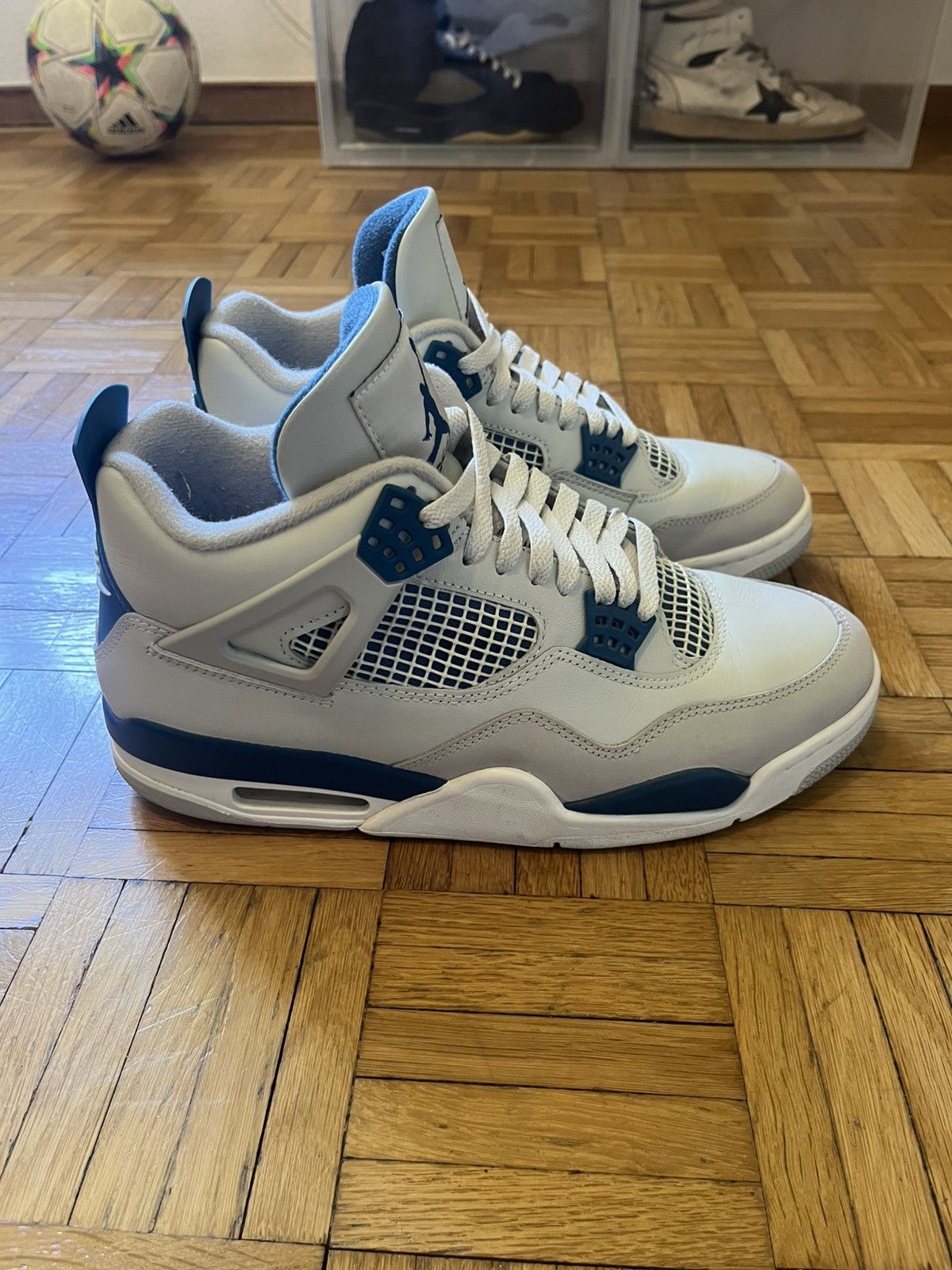 Jordan Brand Jordan 4 Military Blue 2024 Size US 10 / EU 43 - 6 Thumbnail
