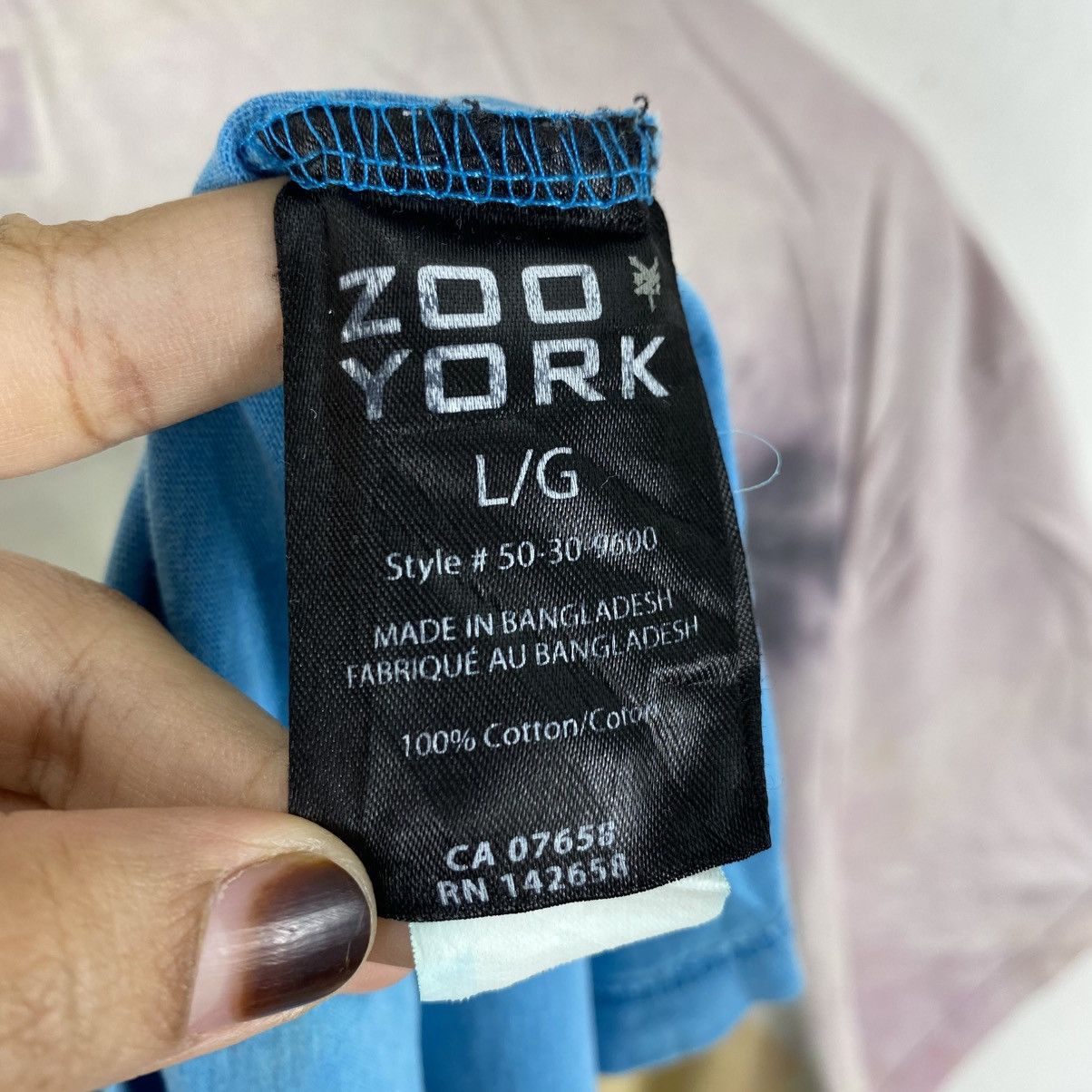Zoo York Zoo York Tie Dye Spellout T-Shirt Vintage Skate Summer Large Size US L / EU 52-54 / 3 - 8 Thumbnail