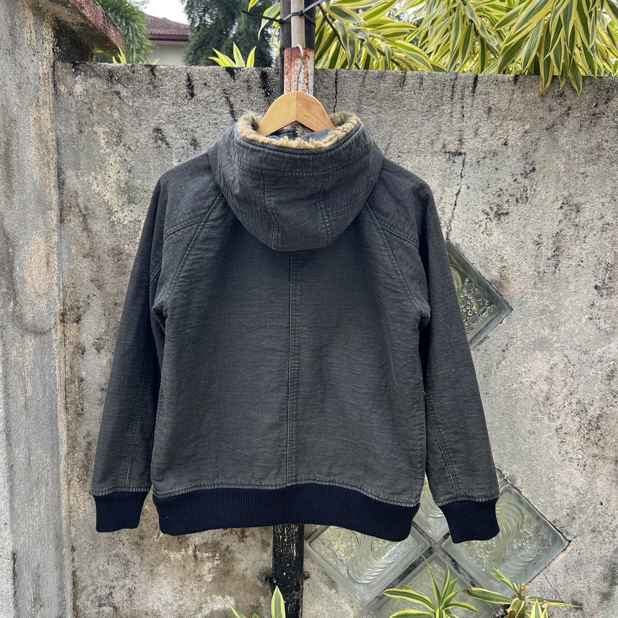 Japanese Brand “JAPANESE BRAND” GREY ZIP UP FUR HOODED JACKET Size US M / EU 48-50 / 2 - 9 Thumbnail