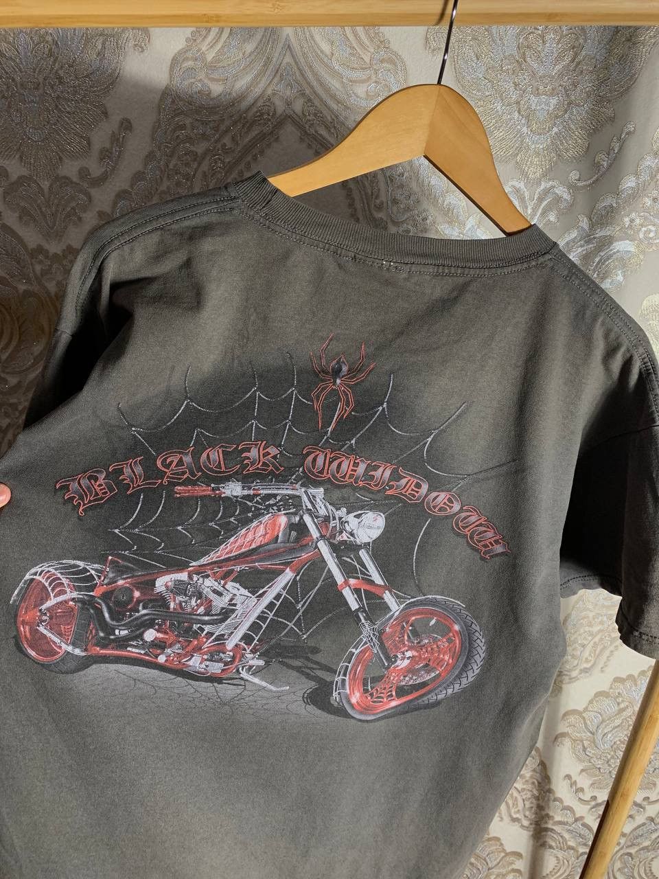 Harley Davidson × Vintage VERY RARE AMERICAN CHOPPER SPIDER BIKE MADE IN USA MOTO Y2K Size US L / EU 52-54 / 3 - 8 Thumbnail