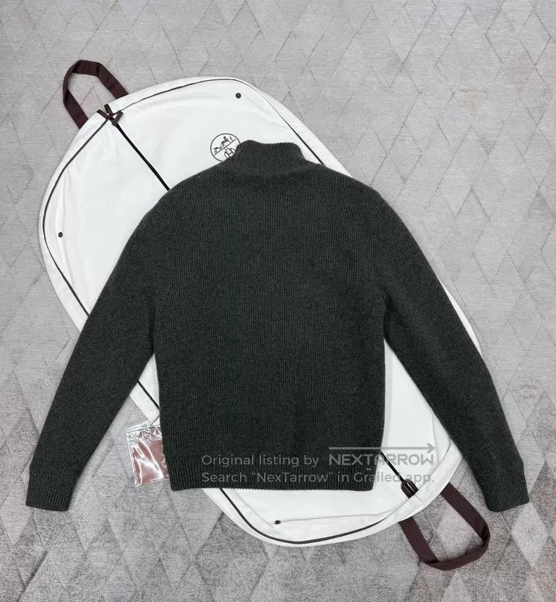 Loro Piana Loro Piana Baby Cashmere Blend Bomber Jacket, Strom System Size US M / EU 48-50 / 2 - 6 Thumbnail