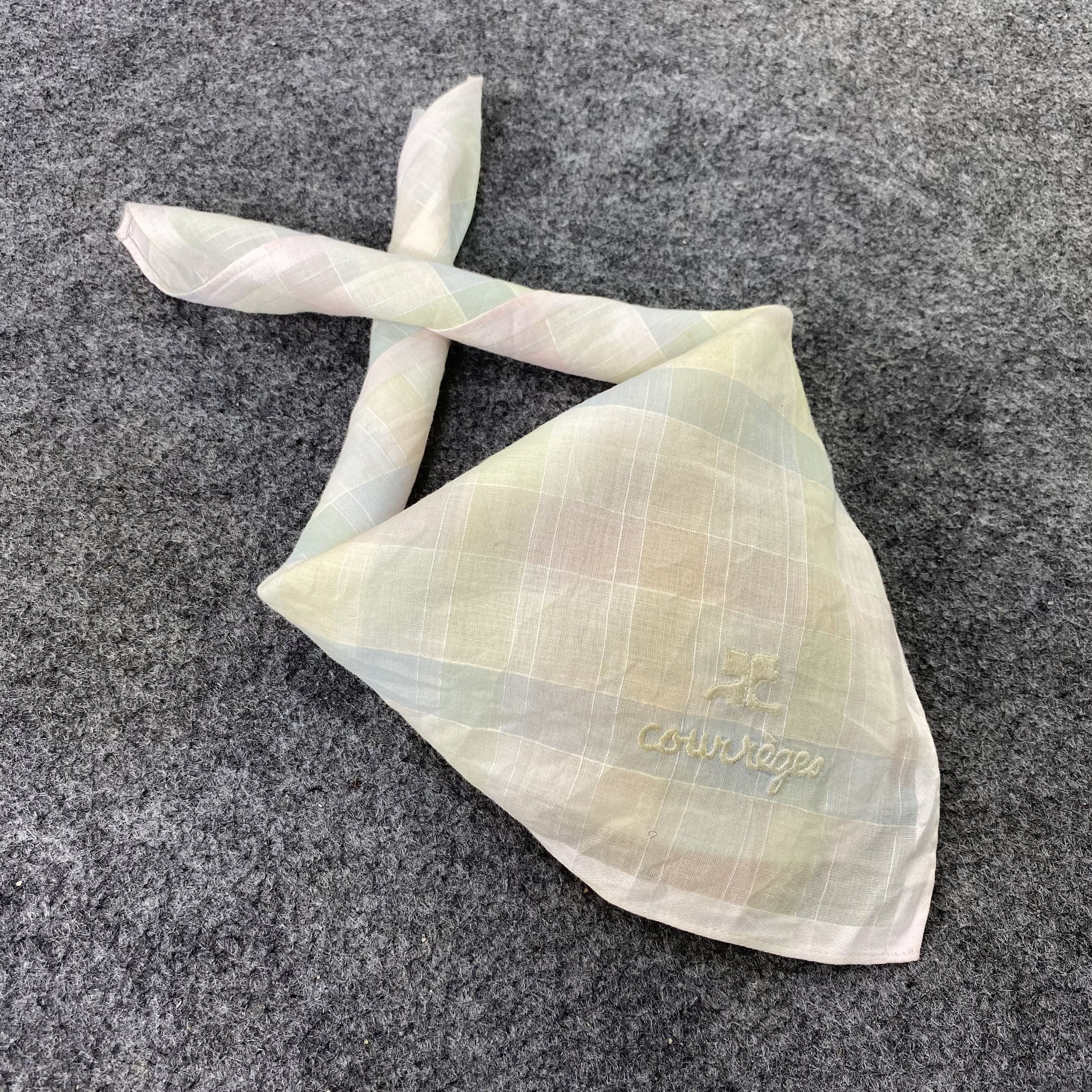 Courreges Courreges Handkerchief / Neckerchief / Bandana-B495 Size ONE SIZE - 1 Thumbnail