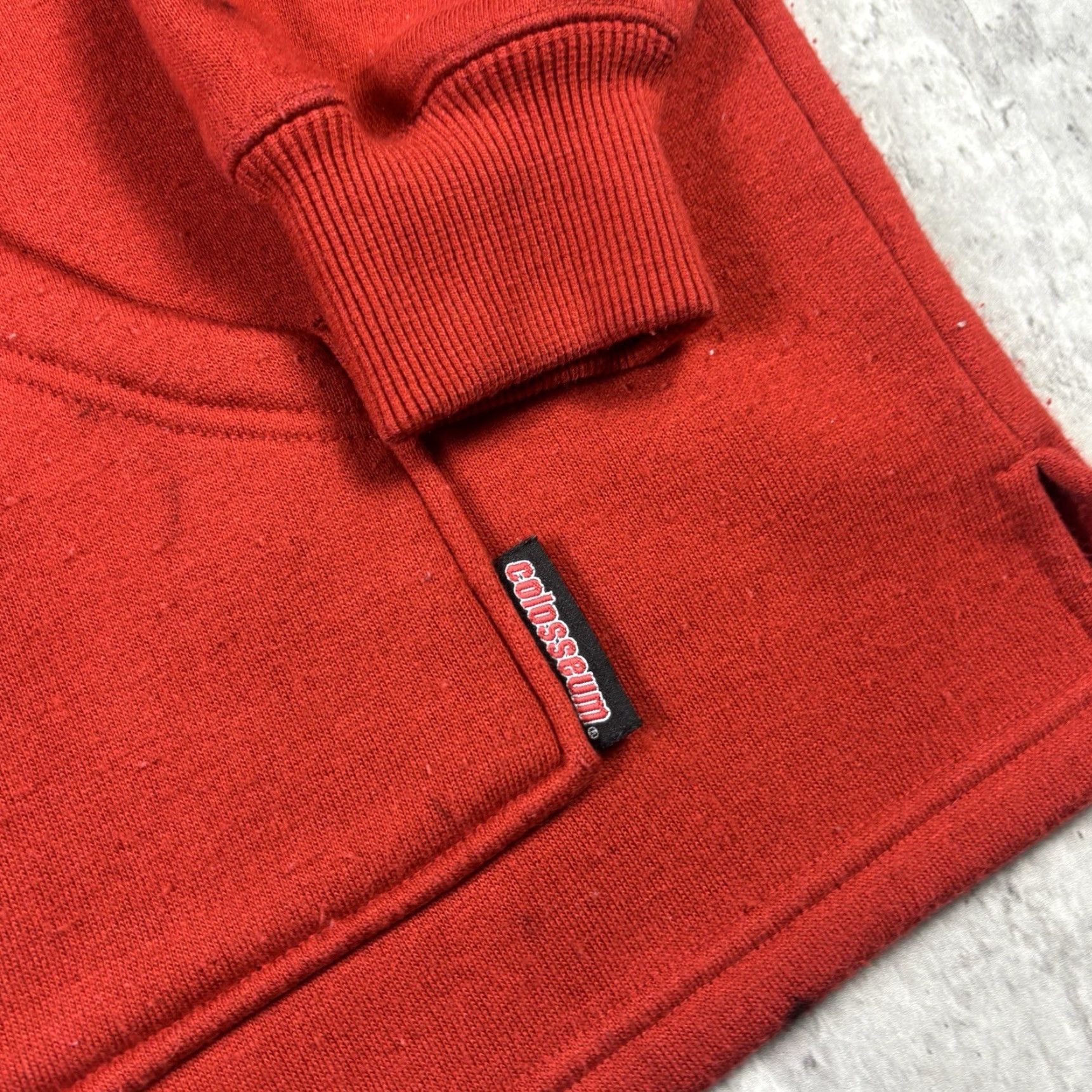 Vintage VINTAGE Colosseum Athletics Maryland University Hoodie 2XL Red 90s Y2K Mens Hoodie Pullover Hooded Cotton Fleece Logo Stadium/Champion Reverse Weave Size US XXL / EU 58 / 5 - 7 Thumbnail