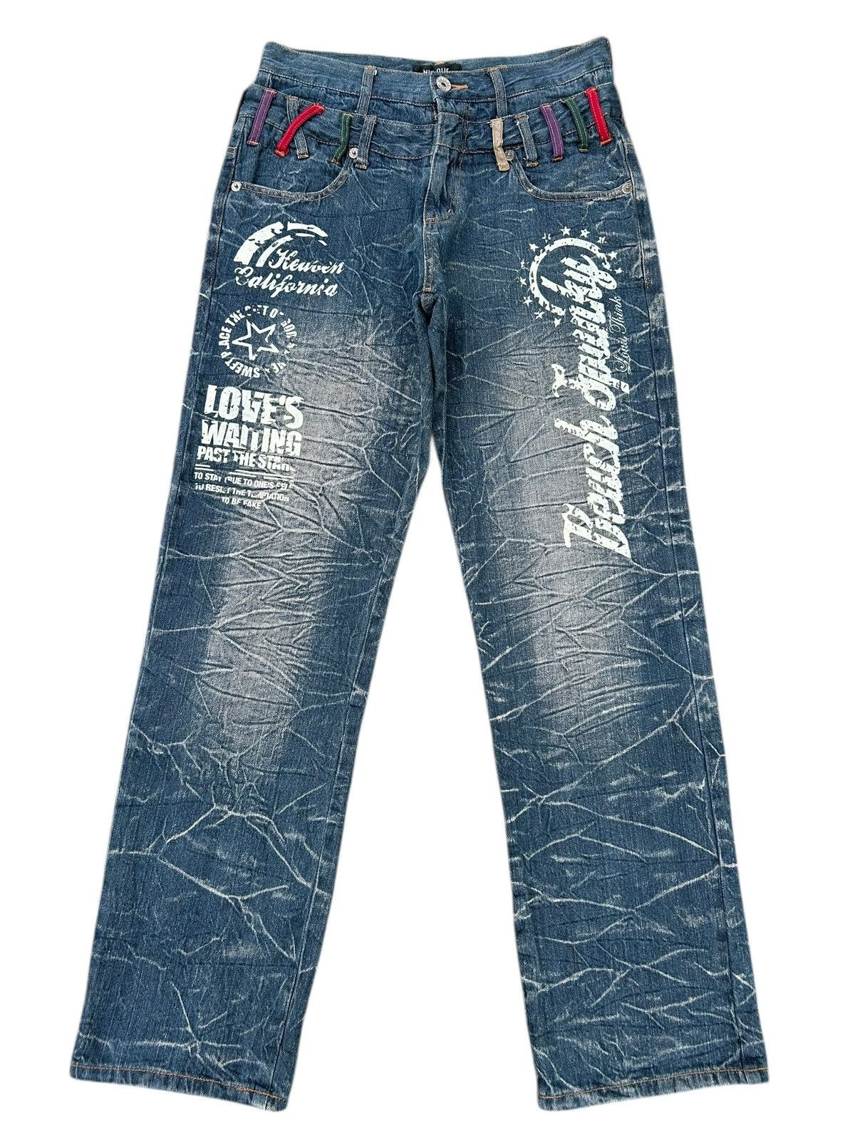 Kapital Nylaus Baggy Japanese Style Denim Jeans Size US 30 / EU 46 - 2 Thumbnail