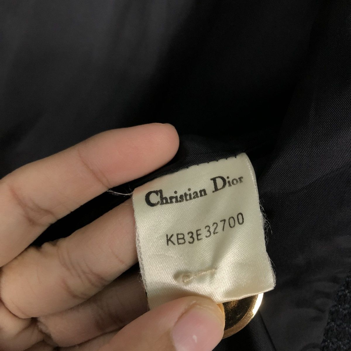 Christian Dior Monsieur 🔥RICH BLACK VINTAGE CROPPED JACKETS CHRISTIAN DIOR Size M / US 6-8 / IT 42-44 - 21 Thumbnail