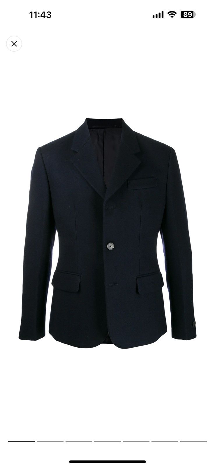 Prada Unworn new Prada Navy Blue heavy wool blazer Size 52R - 12 Thumbnail
