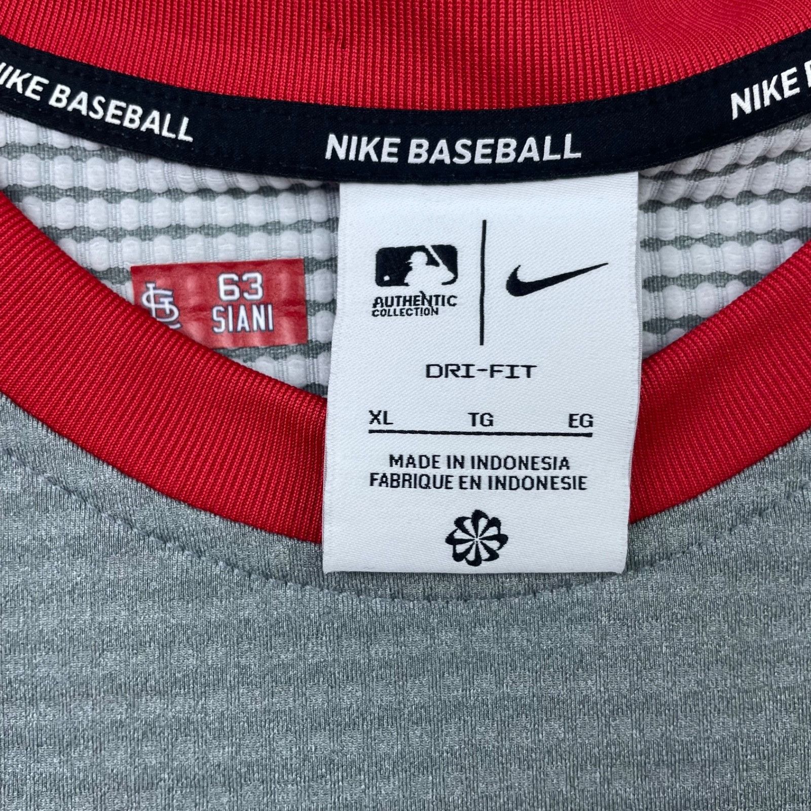 Nike St. Louis Cardinals Michael Siani Team Issued x Nike Thermal Size US XL / EU 56 / 4 - 4 Thumbnail