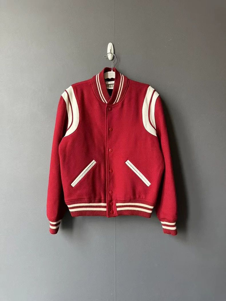 Saint Laurent Paris Saint Laurent Paris Red Teddy jacket 2505-Nextarrow Size US M / EU 48-50 / 2 - 1 Thumbnail