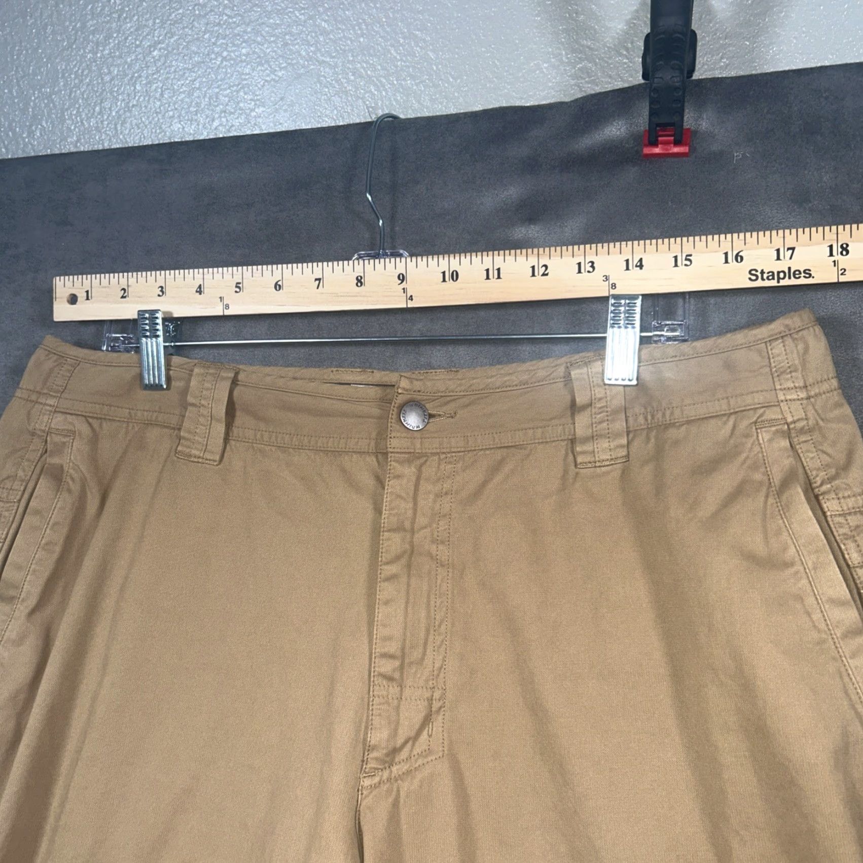 Vintage Columbia Pants Cargo 36 Regular Flat Front Cotton Polyester Brown Outdoor Hiking Omni Shield Size US 36 / EU 52 - 4 Thumbnail