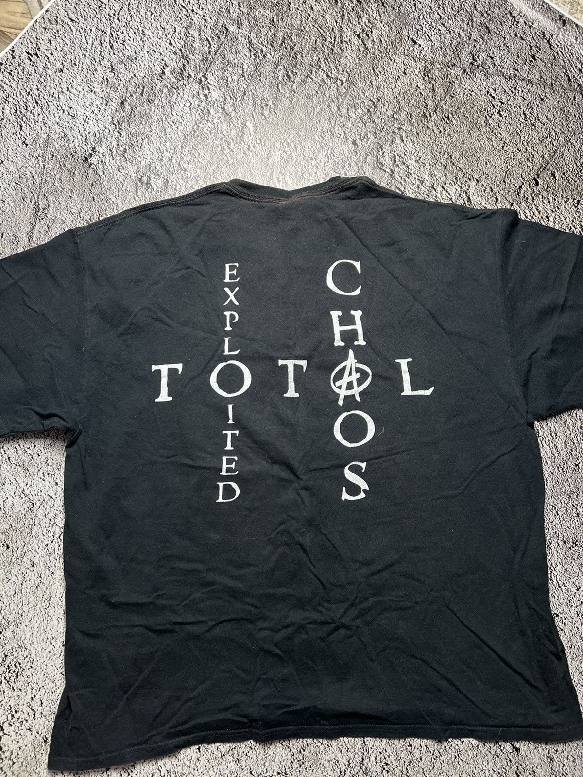 Gildan Exploited total chaos 1998 metalhead skull vintage tee Size US XXL / EU 58 / 5 - 6 Thumbnail