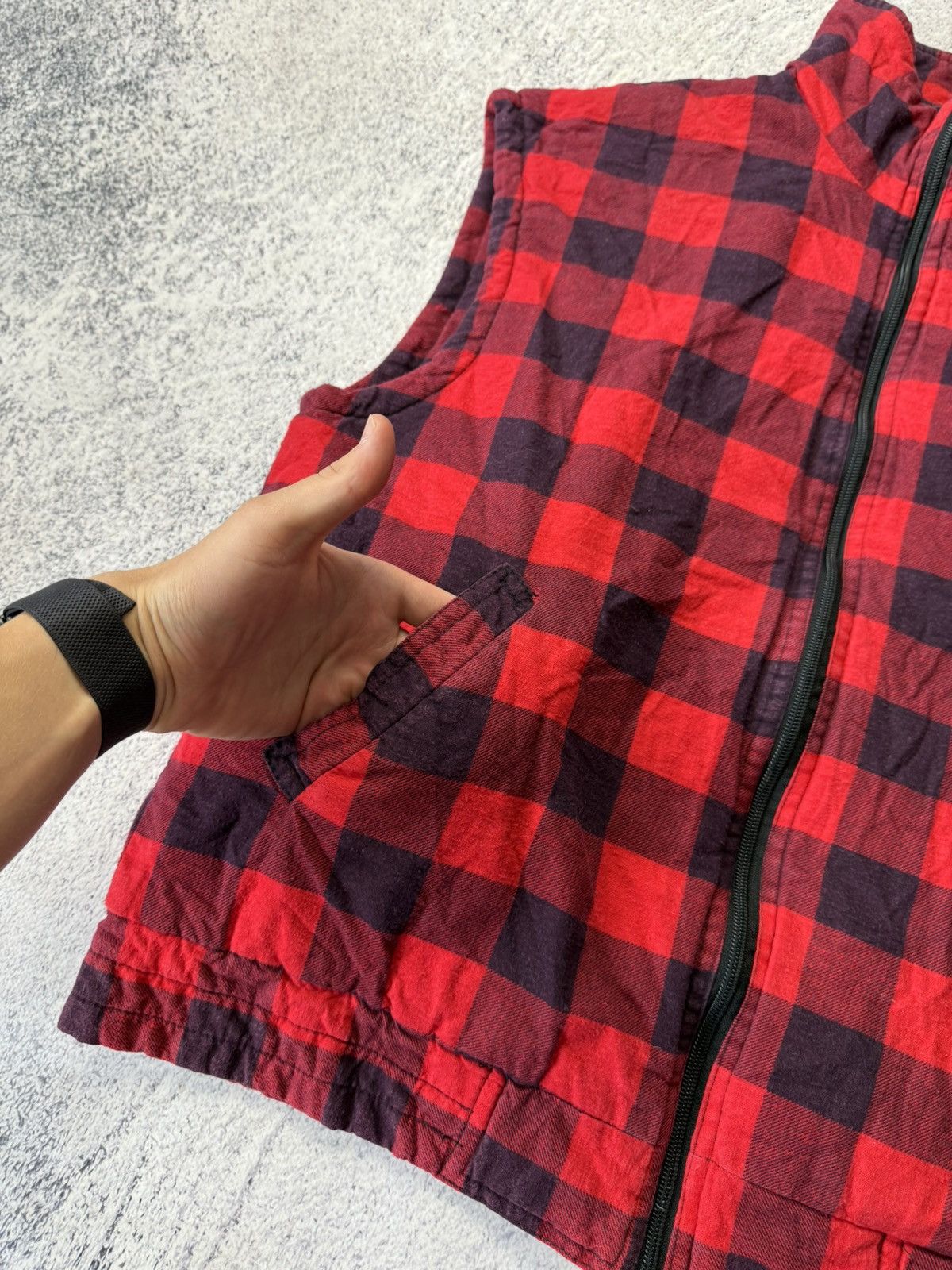 Other Vintage Dickies Plaid Vest RARE size L Size US L / EU 52-54 / 3 - 7 Thumbnail