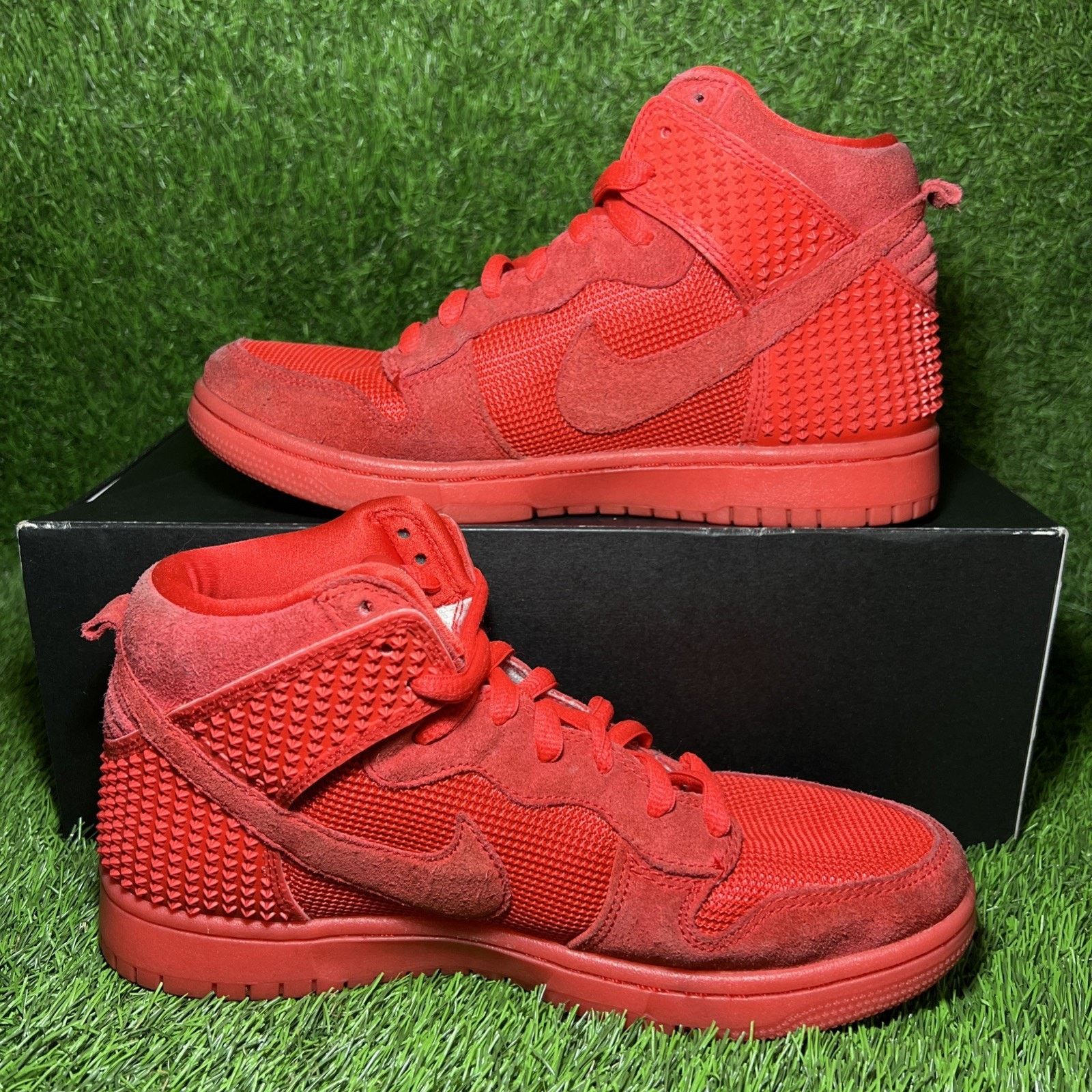 Nike Size 8 - Nike Dunk CMFT Premium High Red October Size US 8 / EU 41 - 2 Thumbnail