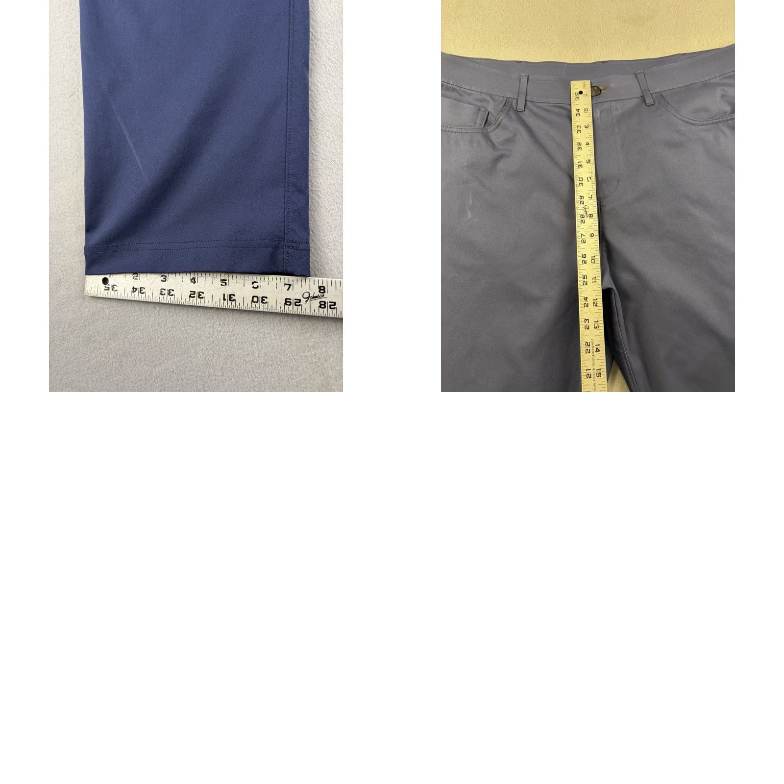 Vintage Public Rec Dealmaker Workday 2.0 Pants Mens 38x27 Blue Slim Tapered 5-Pocket Polyester Chino Golf City Sports Casual Size US 38 / EU 54 - 9 Thumbnail