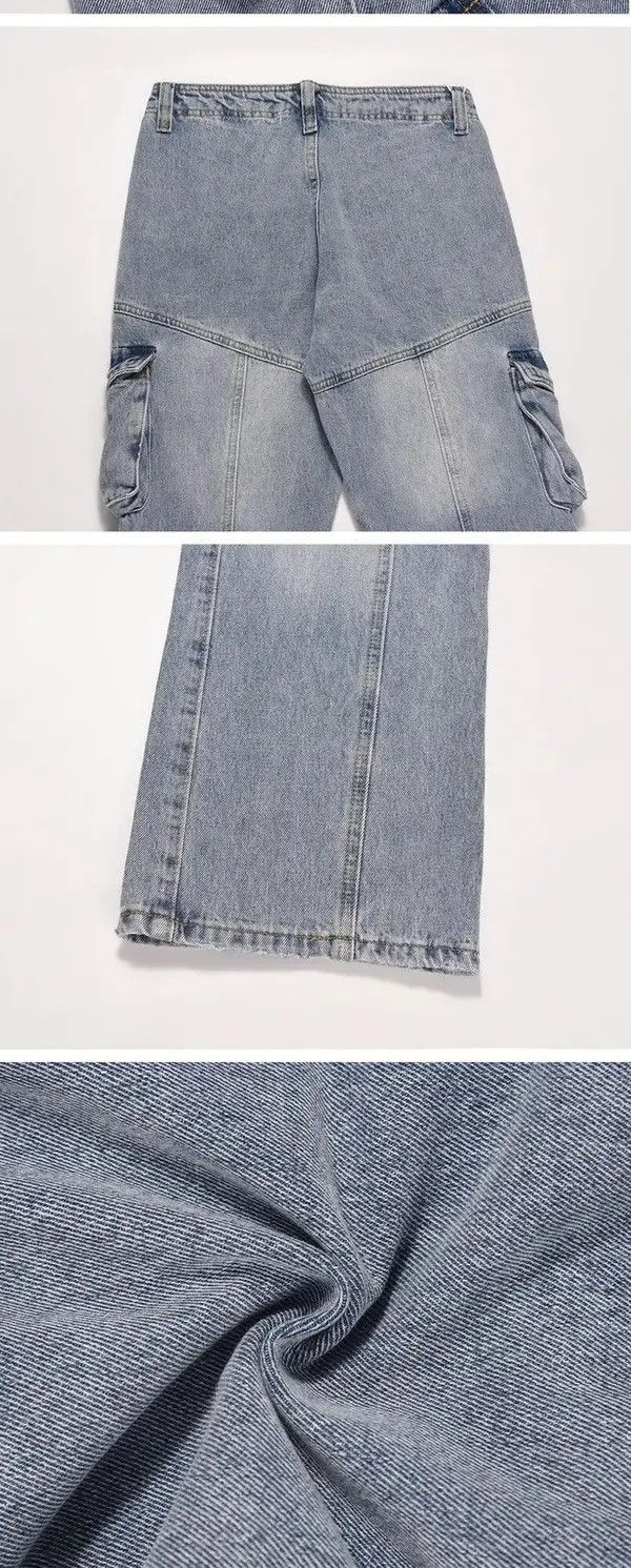 VIBE Streetwear faded y2k hiphop baggy cargo pants jeans Size US 30 / EU 46 - 5 Thumbnail