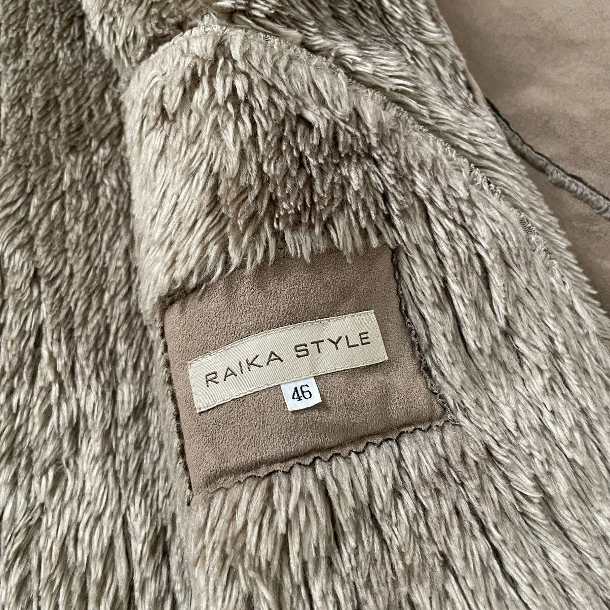 Isamu Katayama Backlash Japanese Raika Style Faux Suede Sherpa Jacket vkei style Size US S / EU 44-46 / 1 - 5 Thumbnail