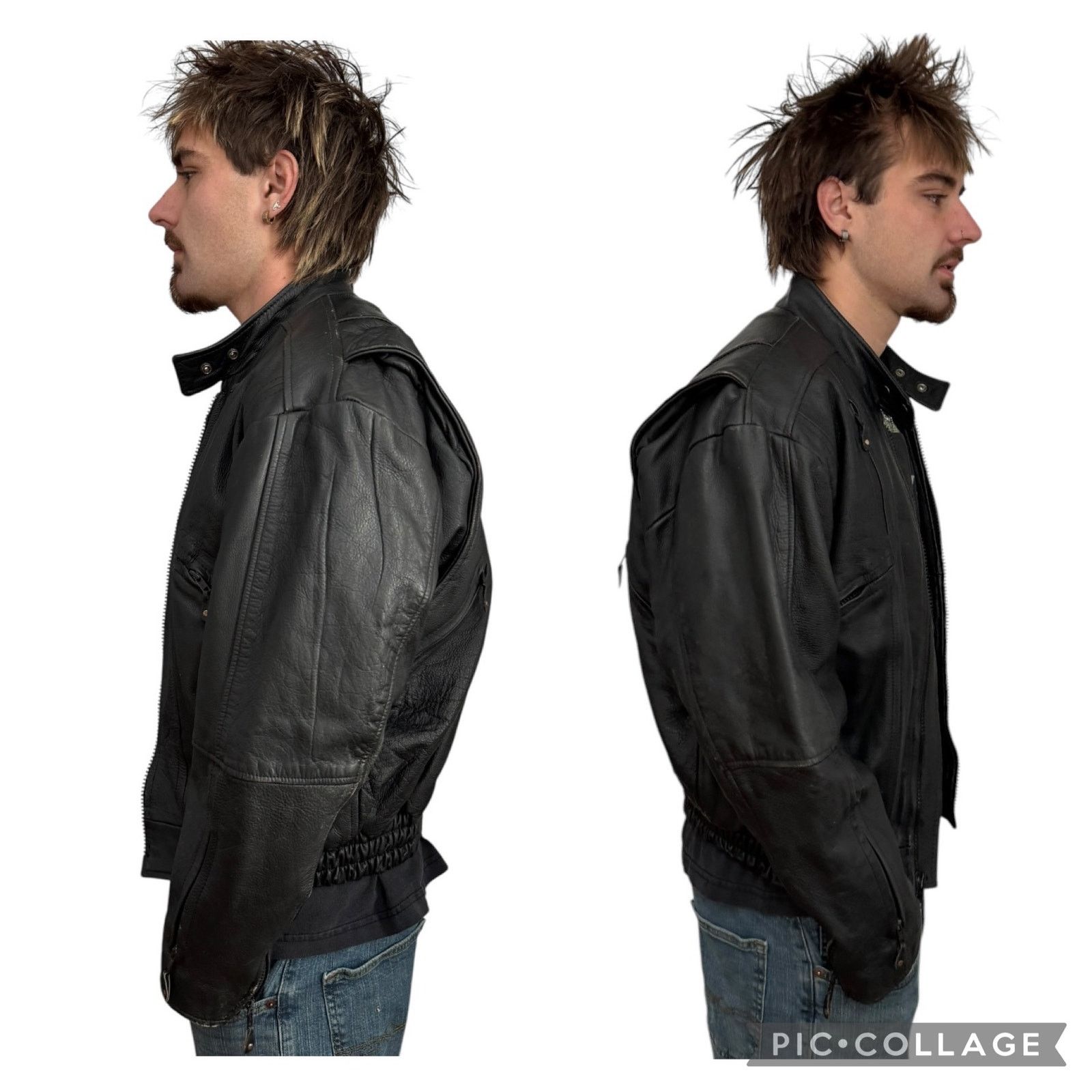 Other Hot Leathers thinsulate lined black motorcycle jacket XL Size US XL / EU 56 / 4 - 7 Thumbnail