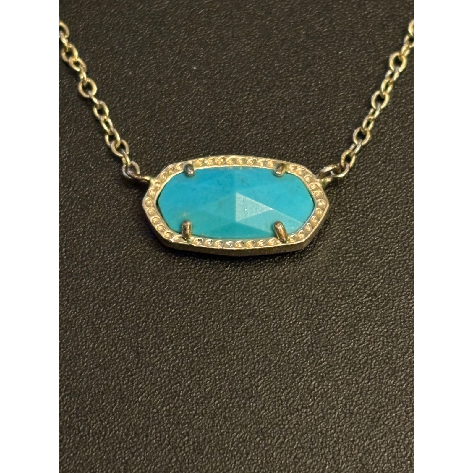 Kendra Scott Authentic Kendra Scott Elisa 14” Turquoise Necklace Size ONE SIZE - 1 Thumbnail