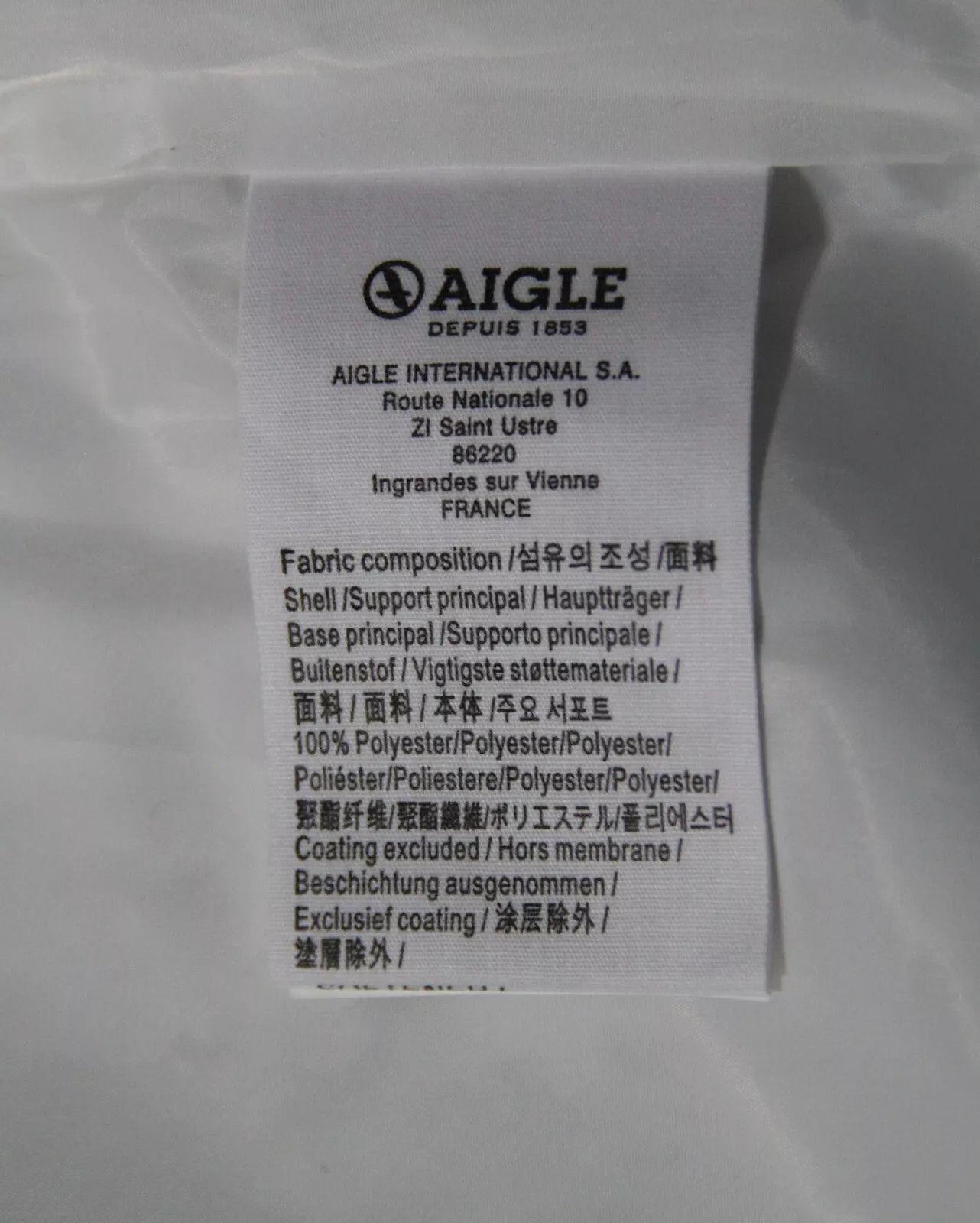 Aigle AIGLE RAIN COAT JACKET MTD WHITE Size M / US 6-8 / IT 42-44 - 10 Thumbnail