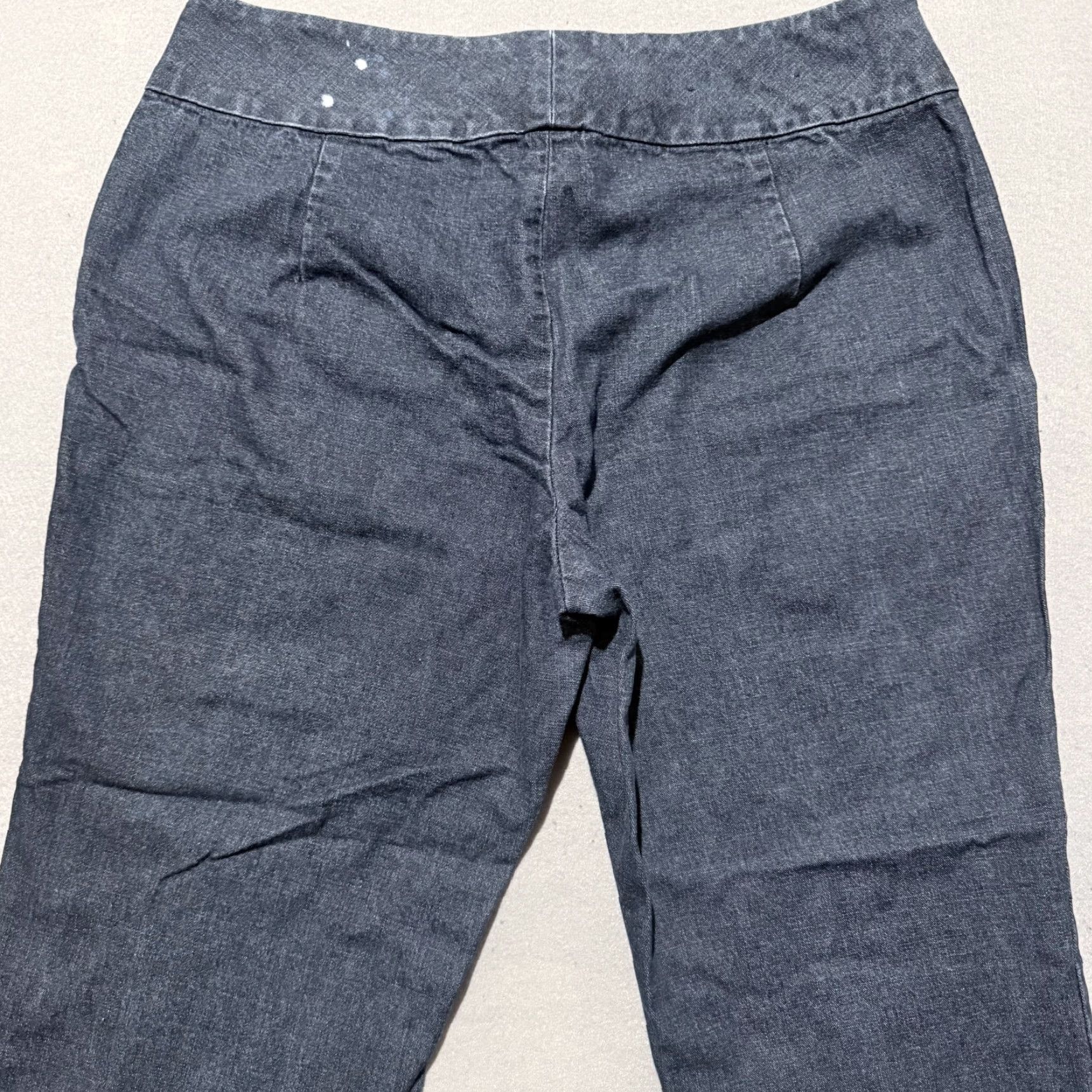 Banana Republic Banana Republic Jeans Women's Blue Crop Cuffed Zip Fly Martin Fit 10 Denim"} Size 32" / US 10 / IT 46 - 4 Thumbnail