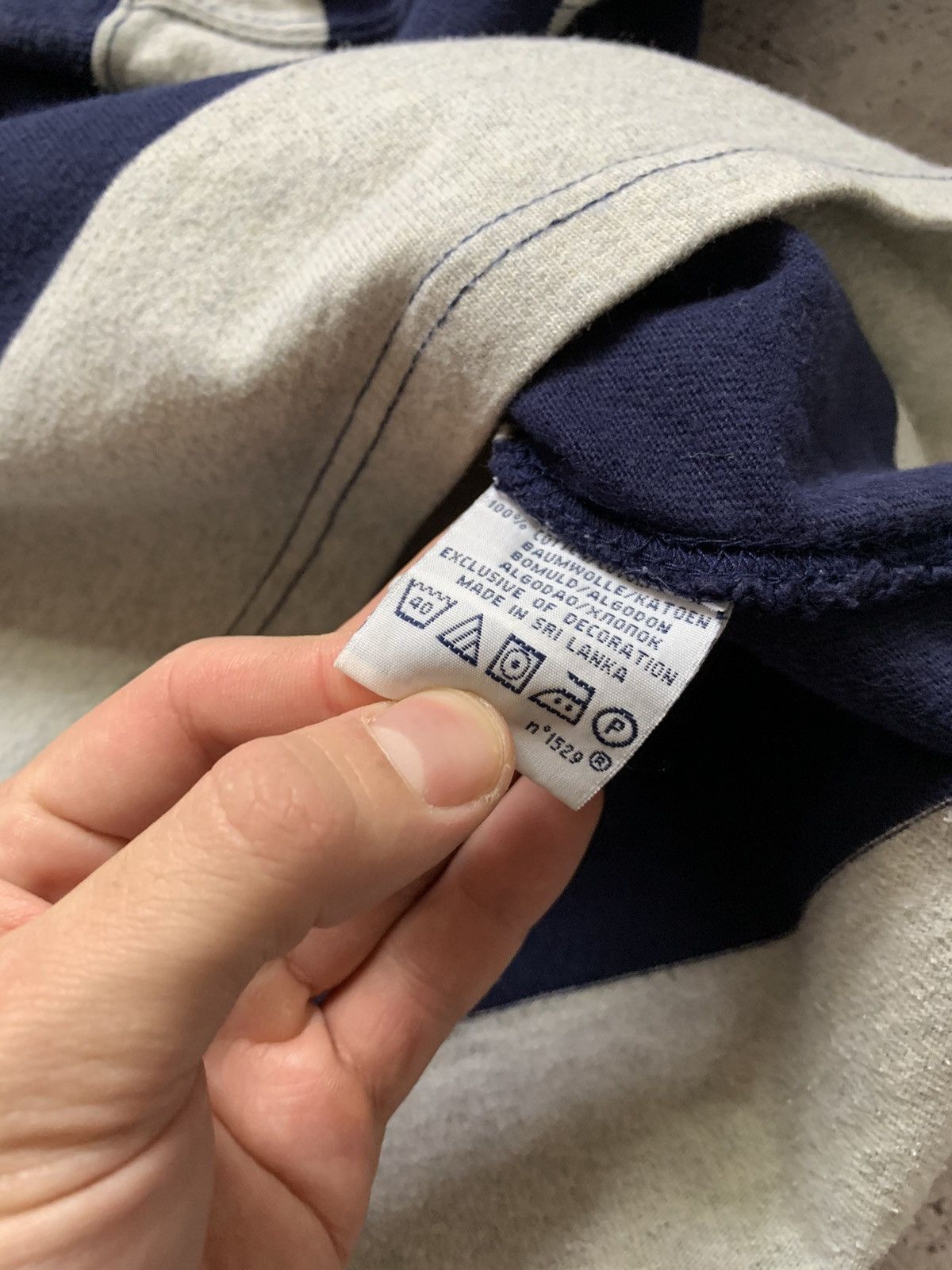 Polo Ralph Lauren × Rugby Ralph Lauren × Vintage Vintage Polo Ralph Lauren Stripped Blue Rugby Size US S / EU 44-46 / 1 - 4 Thumbnail