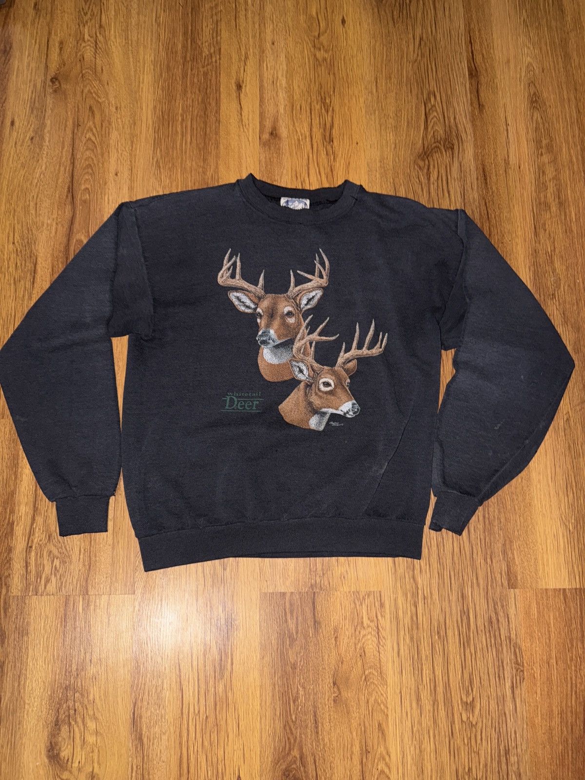 Vintage Deer Sweatshirt Size US L / EU 52-54 / 3 - 1 Thumbnail